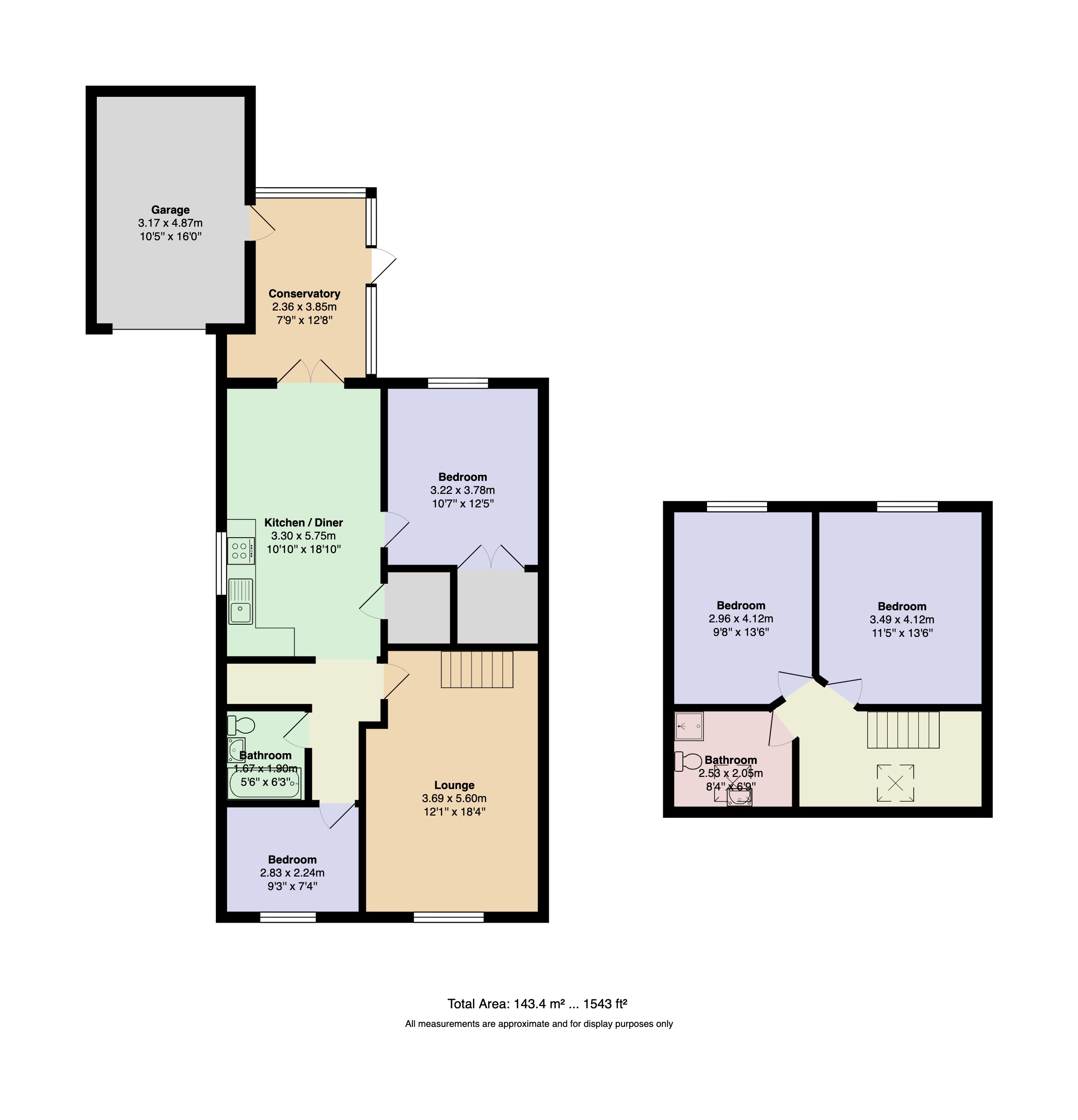 75, Sherwood Way, Oldham floorplan