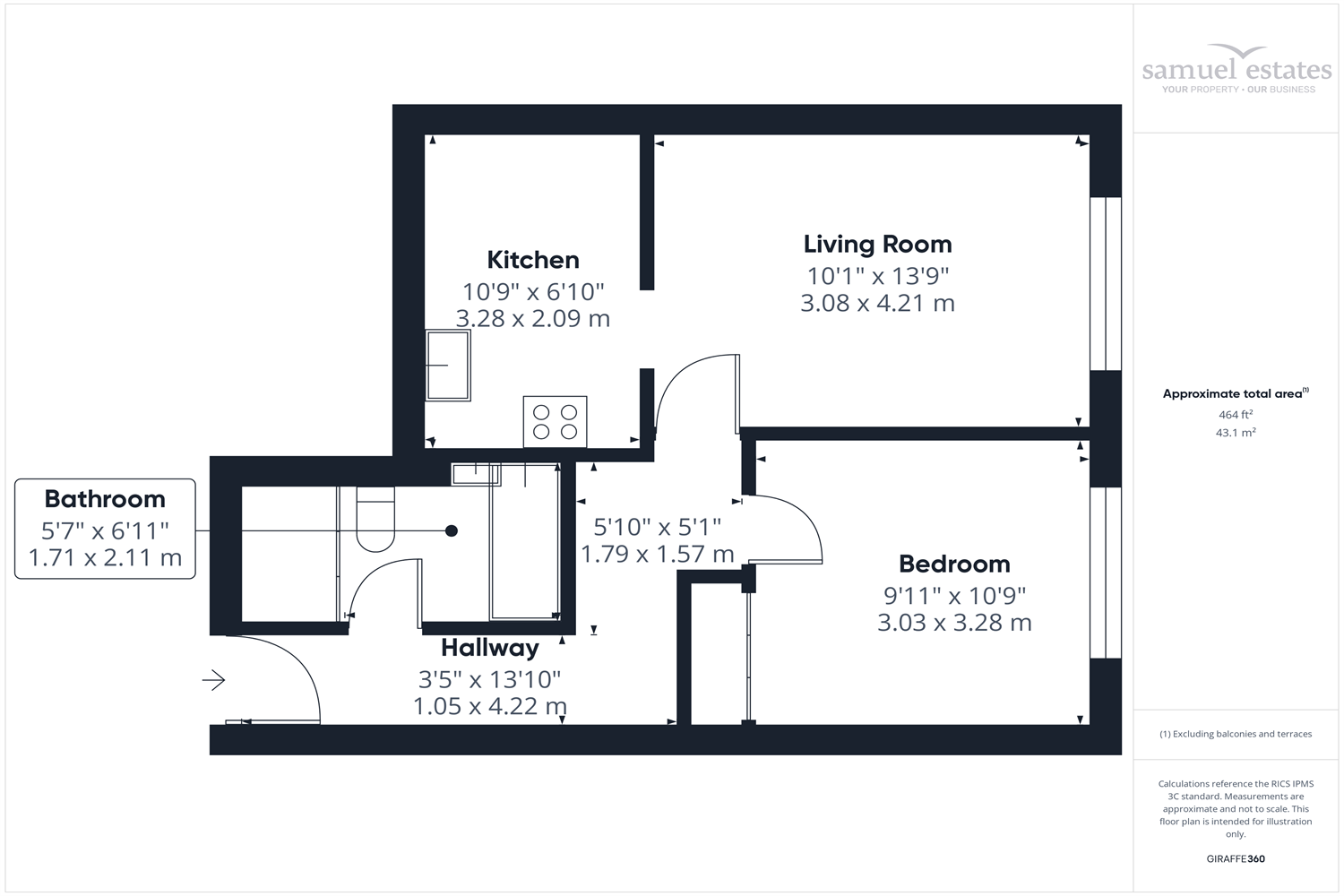 140, Flat 20, Selhurst Road, Selhurst floorplan