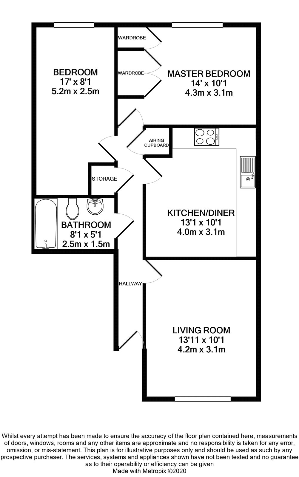 54, Keaver Drive, Camberley floorplan