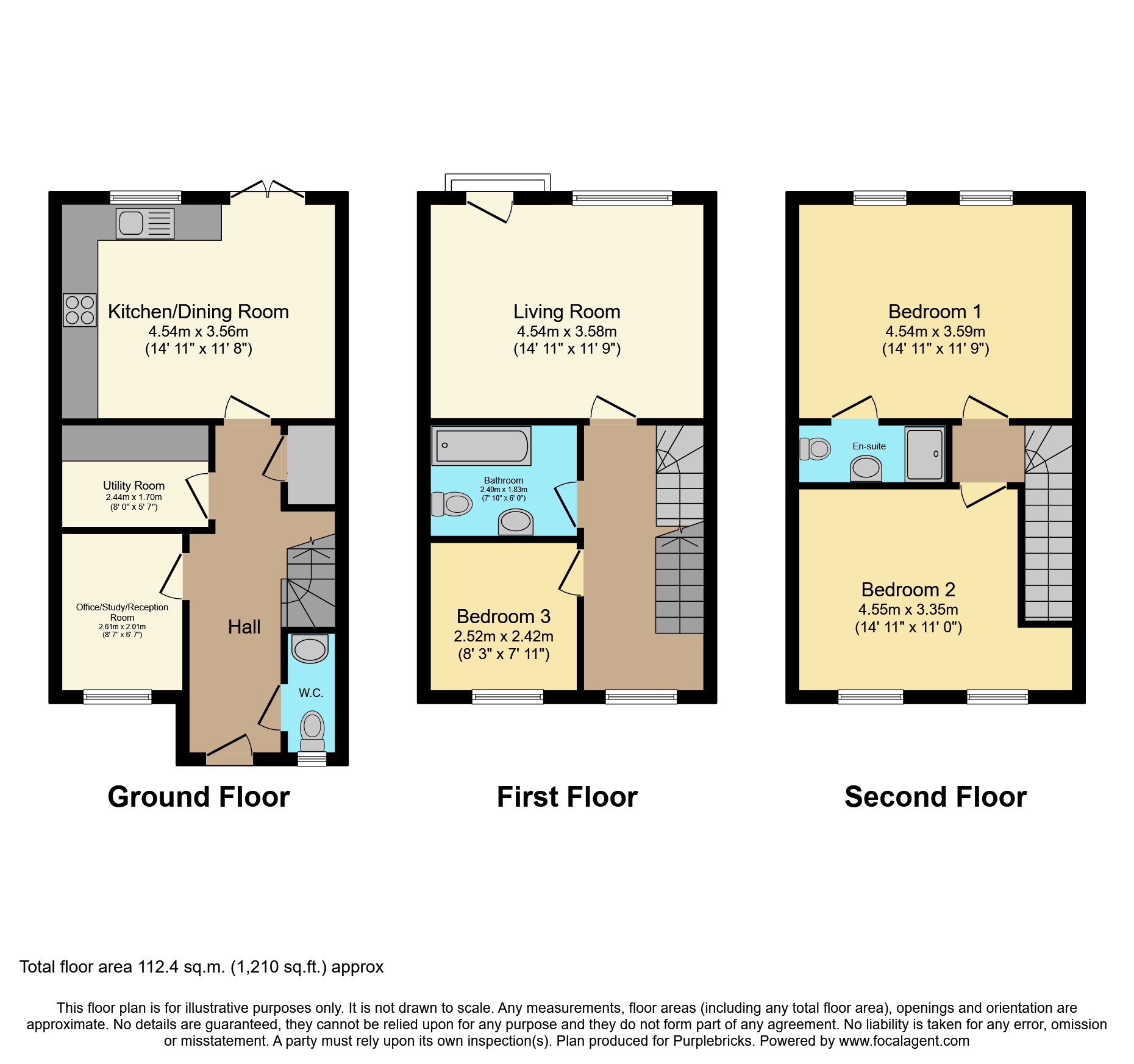 8 Oaklands Terrace, Kirkby Road, Pontefract floorplan