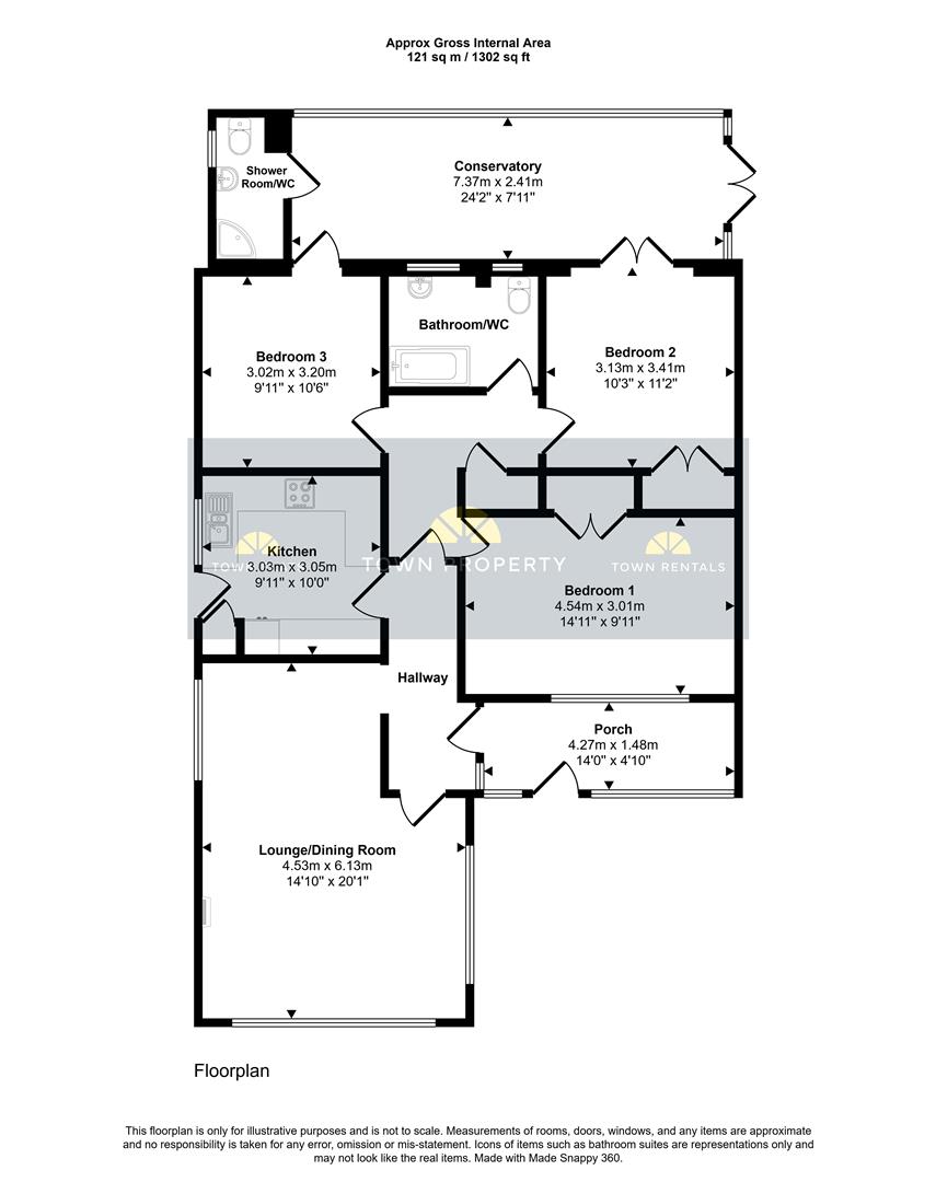 270, Seven Sisters Road, Eastbourne floorplan