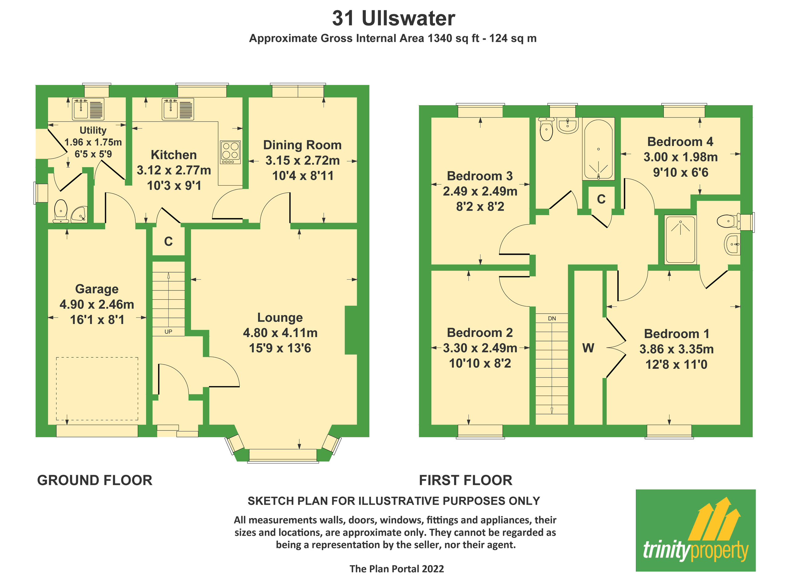 31 Ullswater Road, Willenhall floorplan