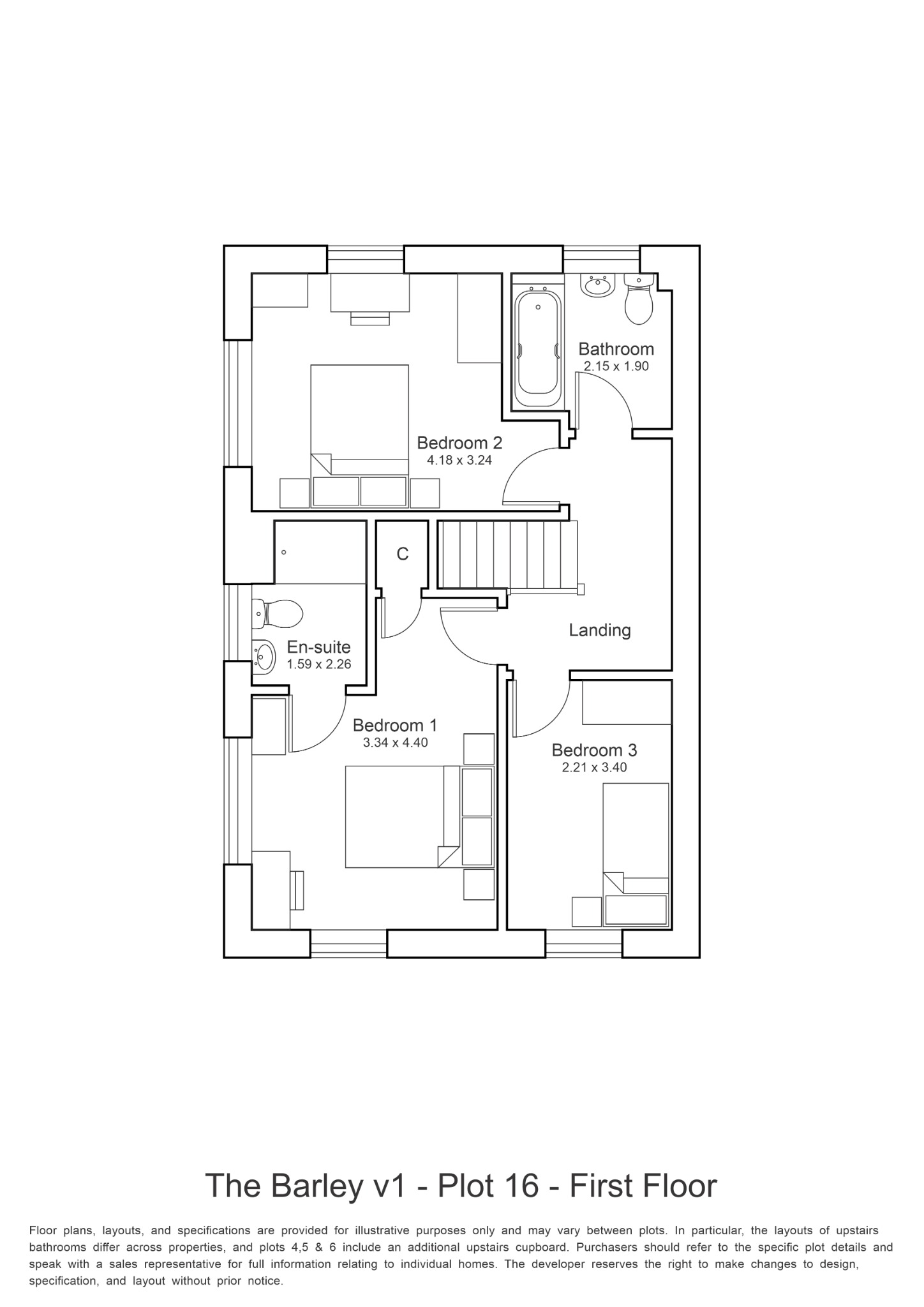 Maltings Manor, The Barley (Plot 16), West Bergholt floorplan