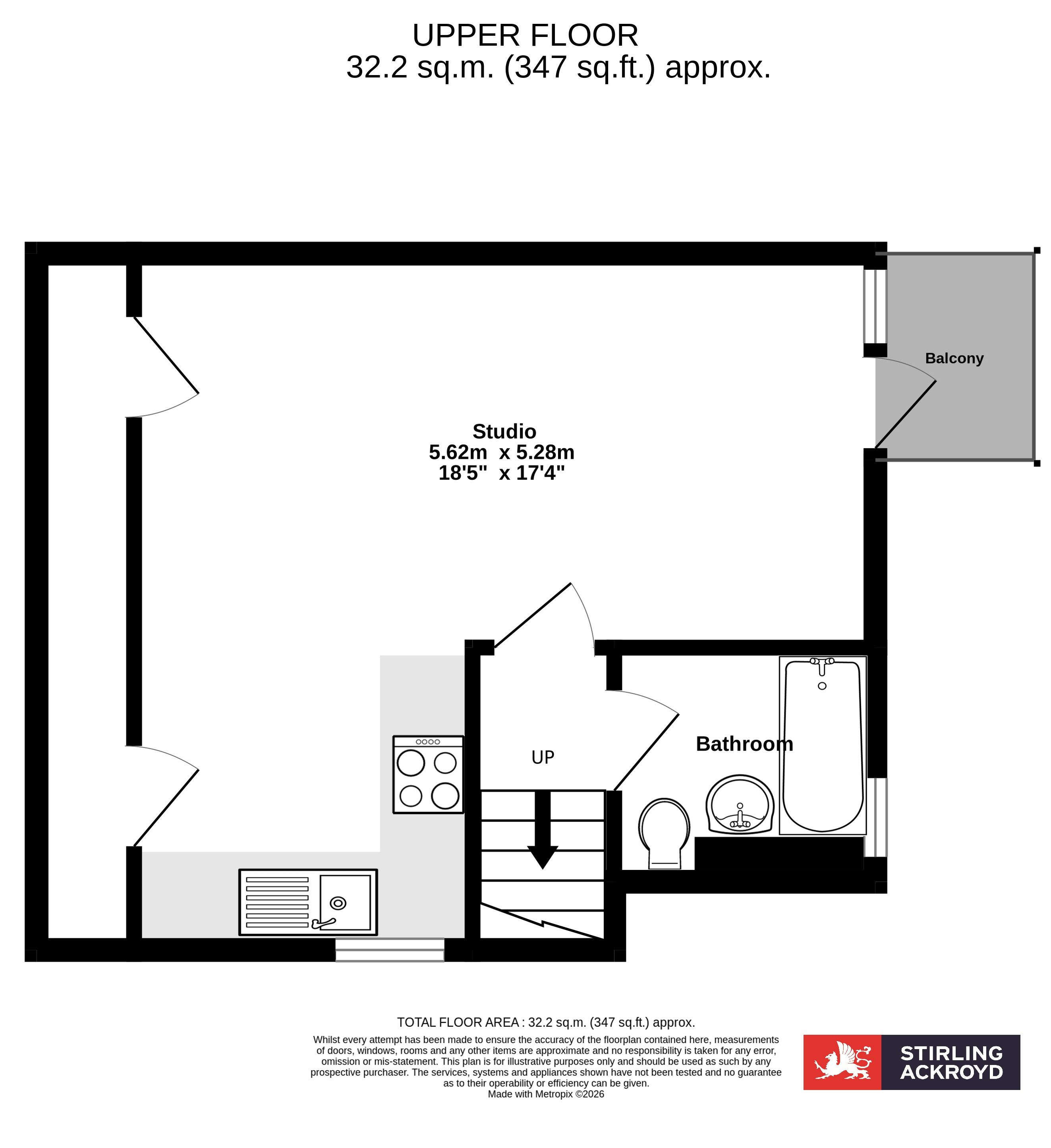 2C, Blandford Road, London floorplan
