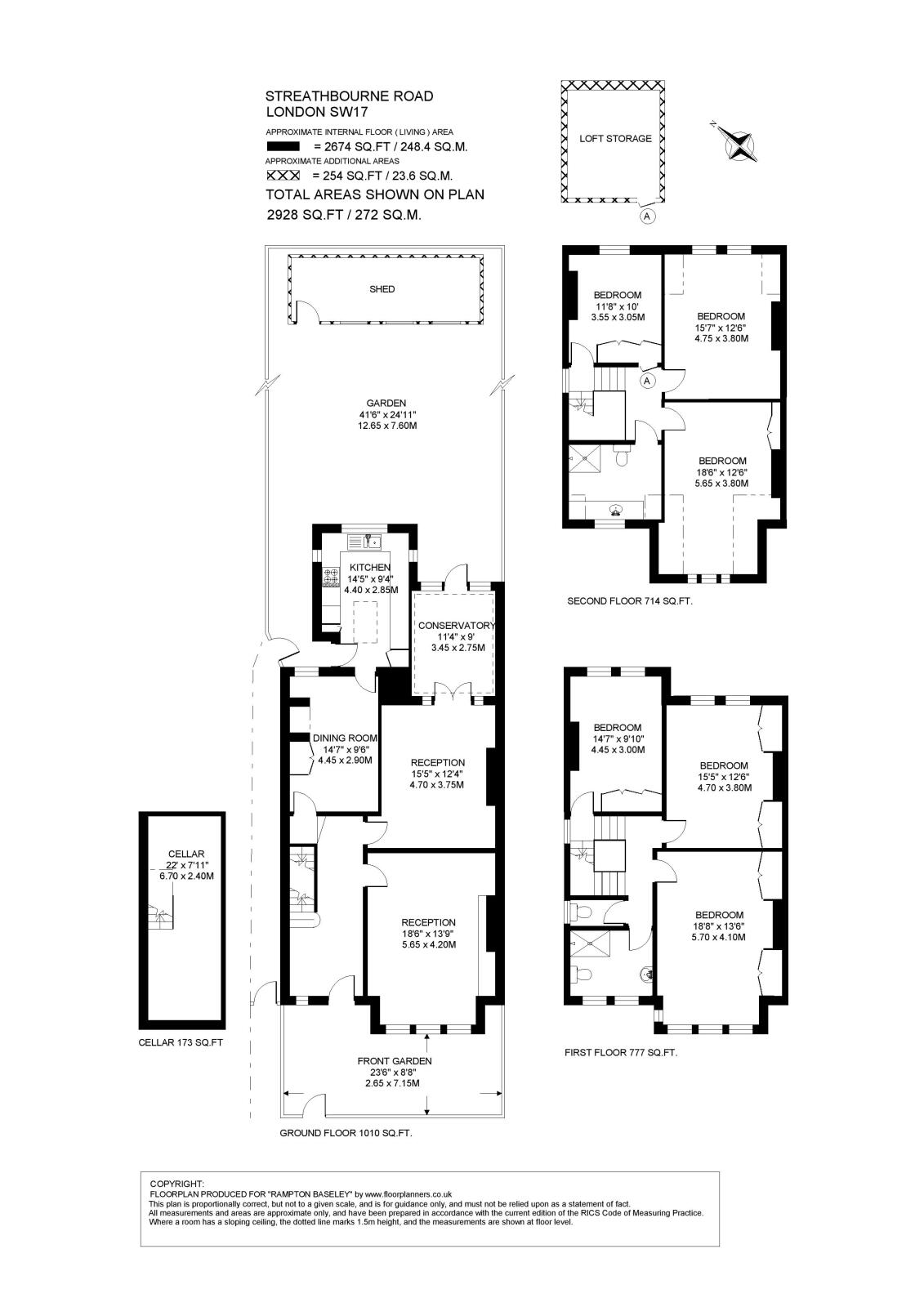 99, Streathbourne Road, London floorplan