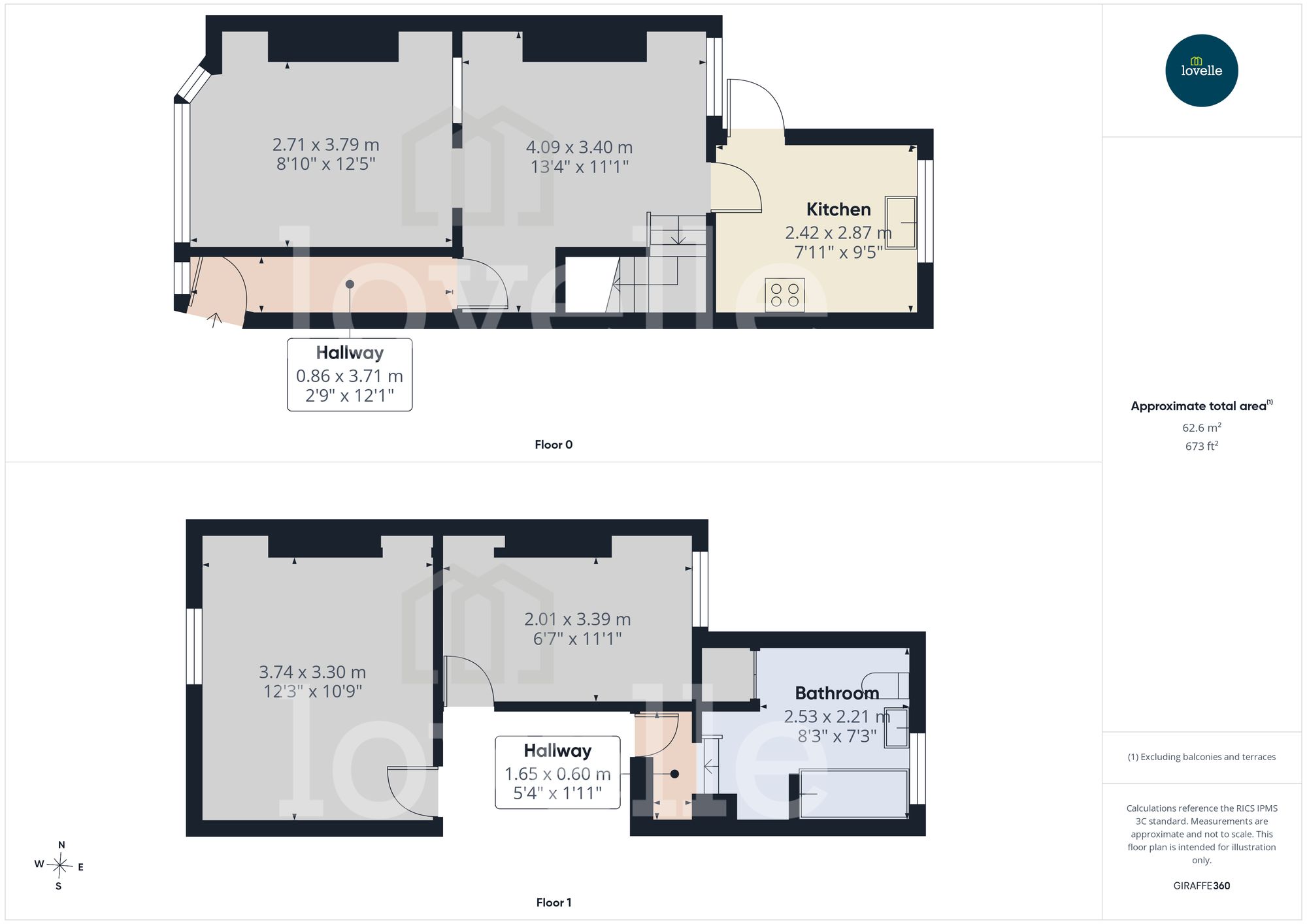 7 Carlisle Avenue Albemarle Street, Hull floorplan