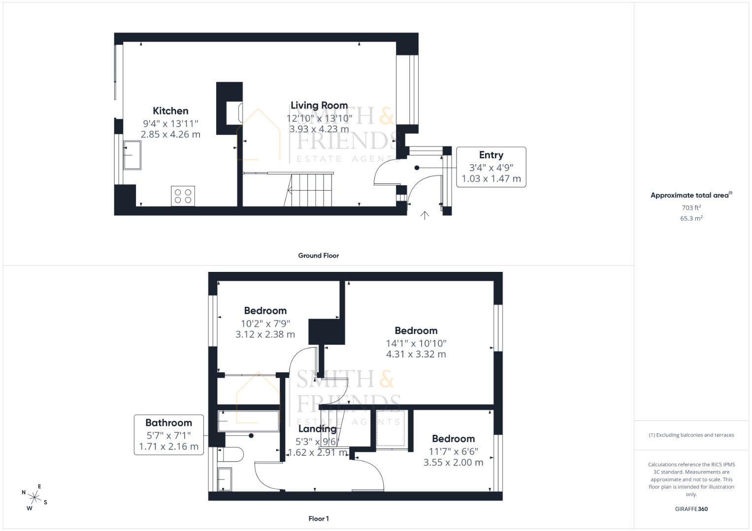 3, Dipton Green, Middlesbrough floorplan