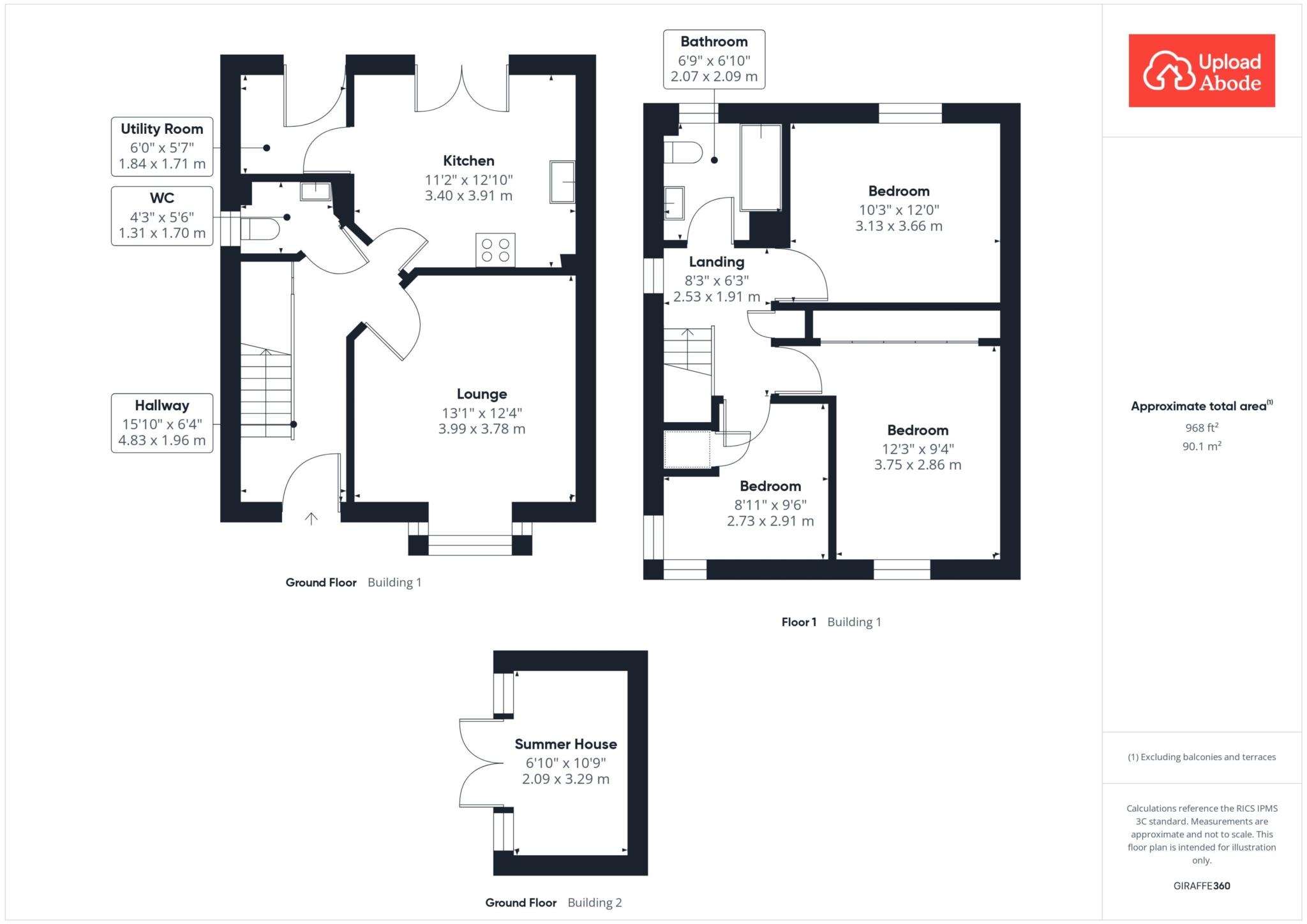 1, Skye Place, Airdrie floorplan