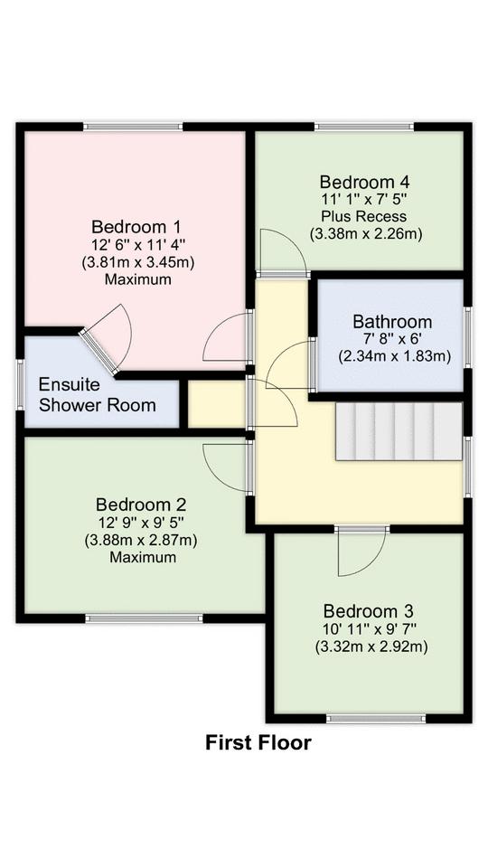 47, Stag Way, Fareham floorplan