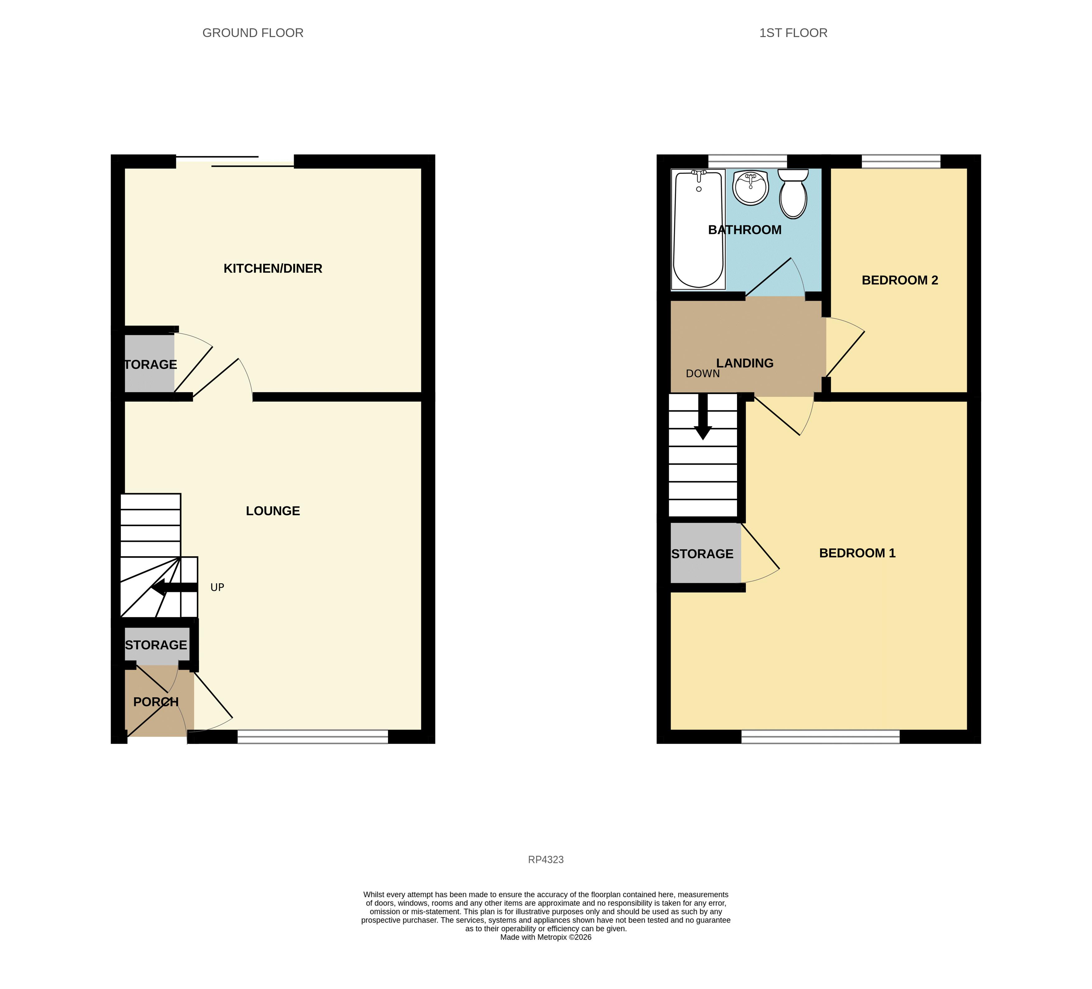 14, Lon Vardre, Conwy floorplan