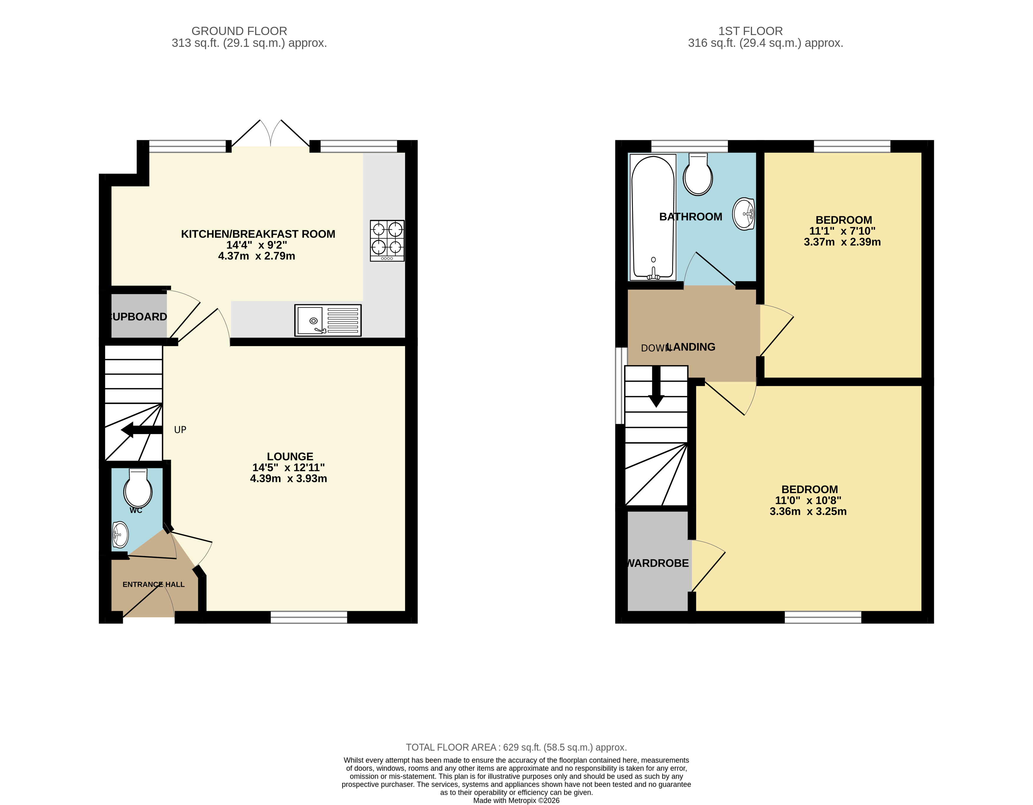 118, Athelney Avenue, Westbury floorplan