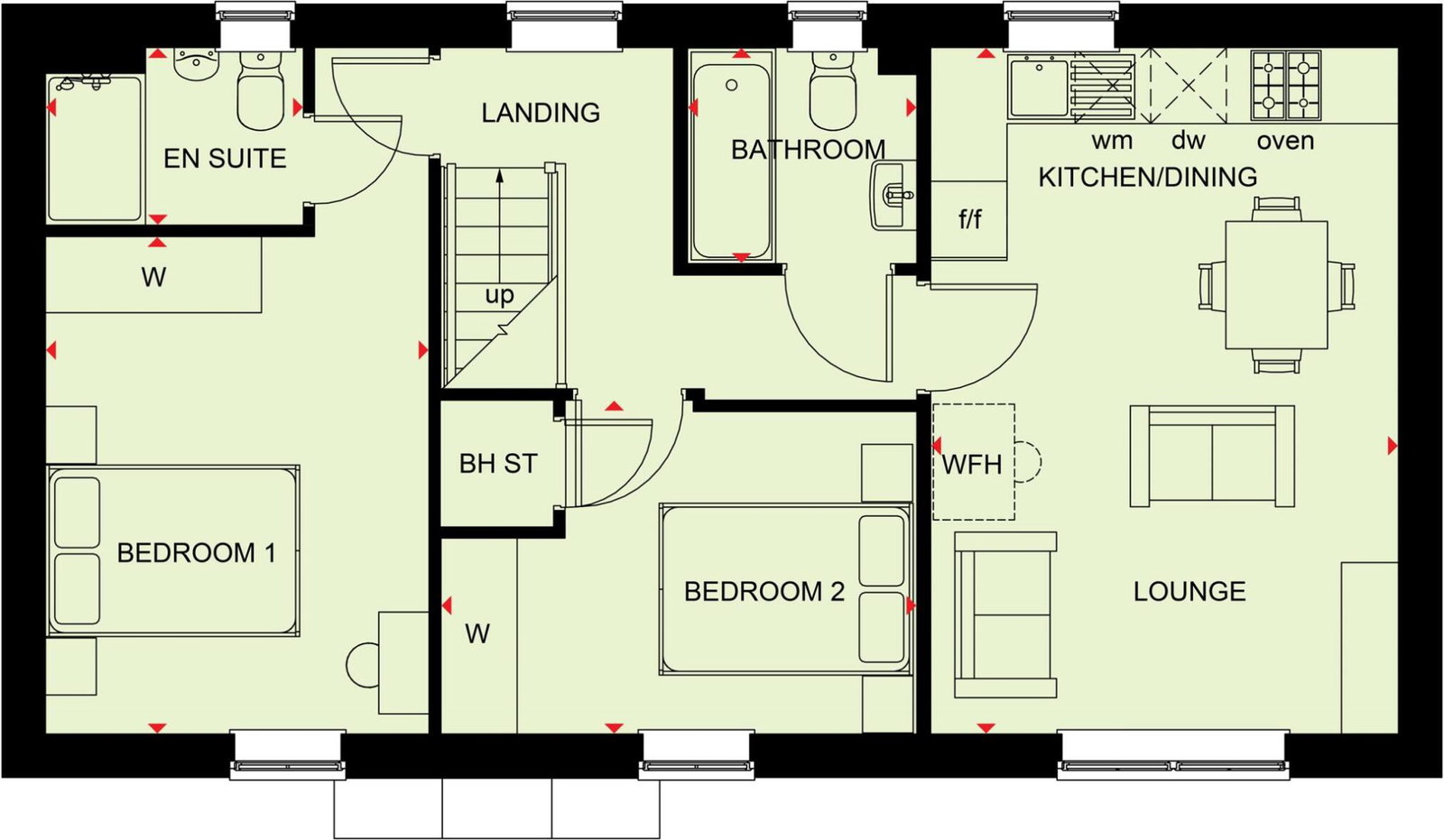 Anvil Place - Barratt Homes, Dudley floorplan