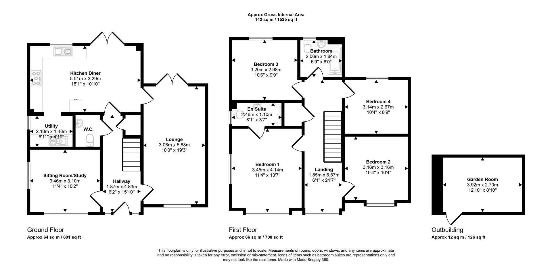 6, Spencer Way, Newport floorplan