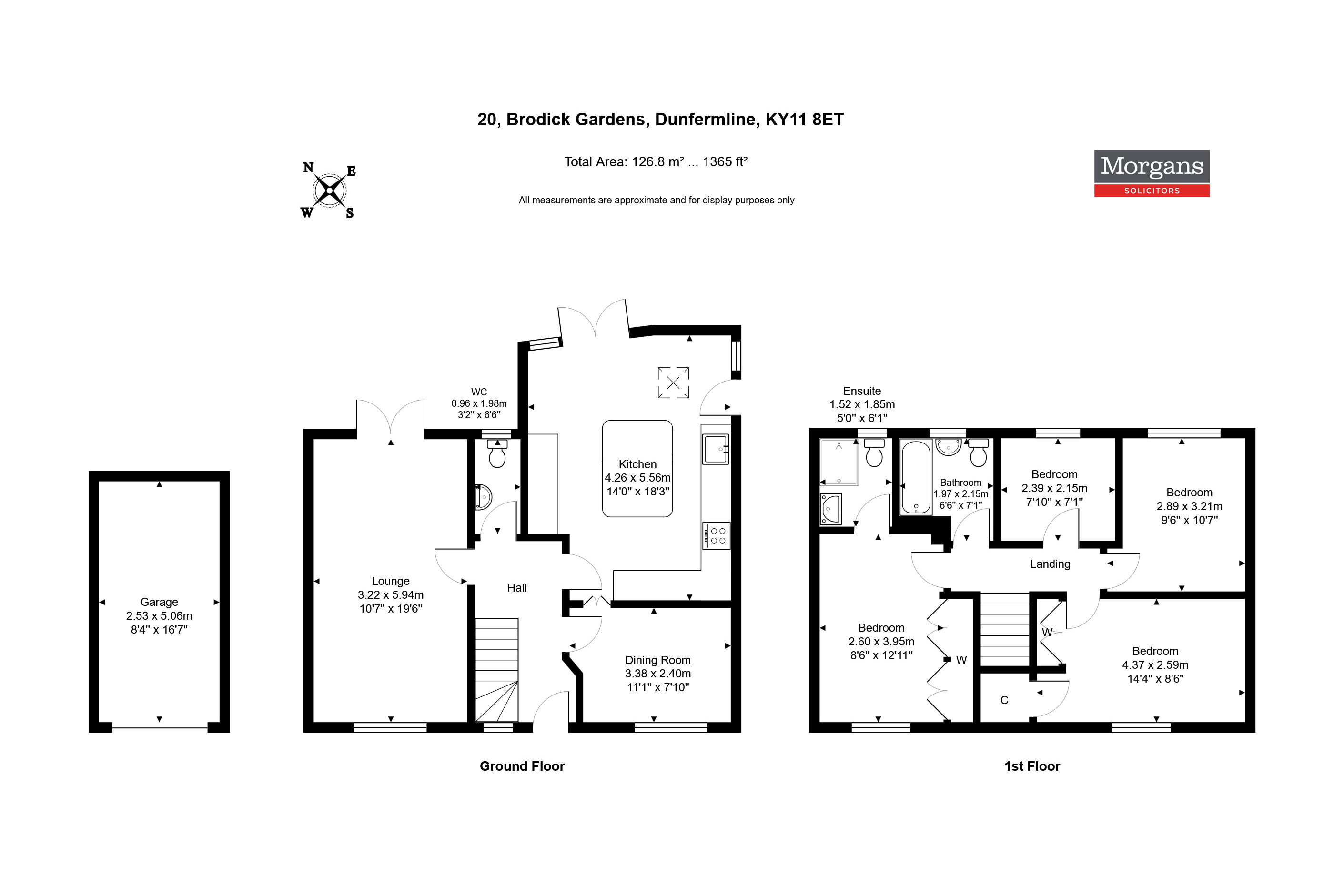 20, Brodick Gardens, Dunfermline floorplan