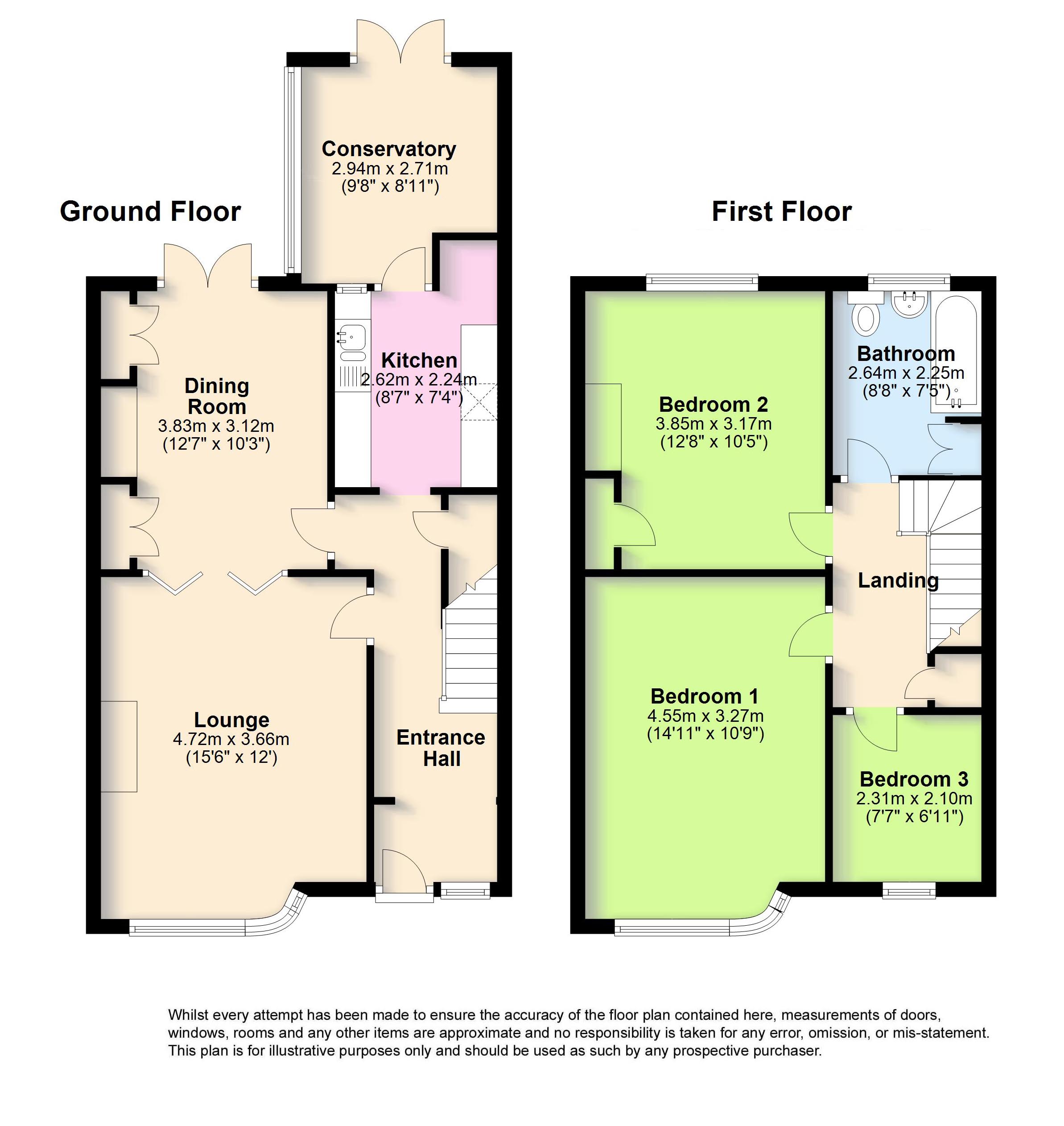 Cranleigh Road, Broadwater, Worthing, West Sussex BN14, 3 bedroom