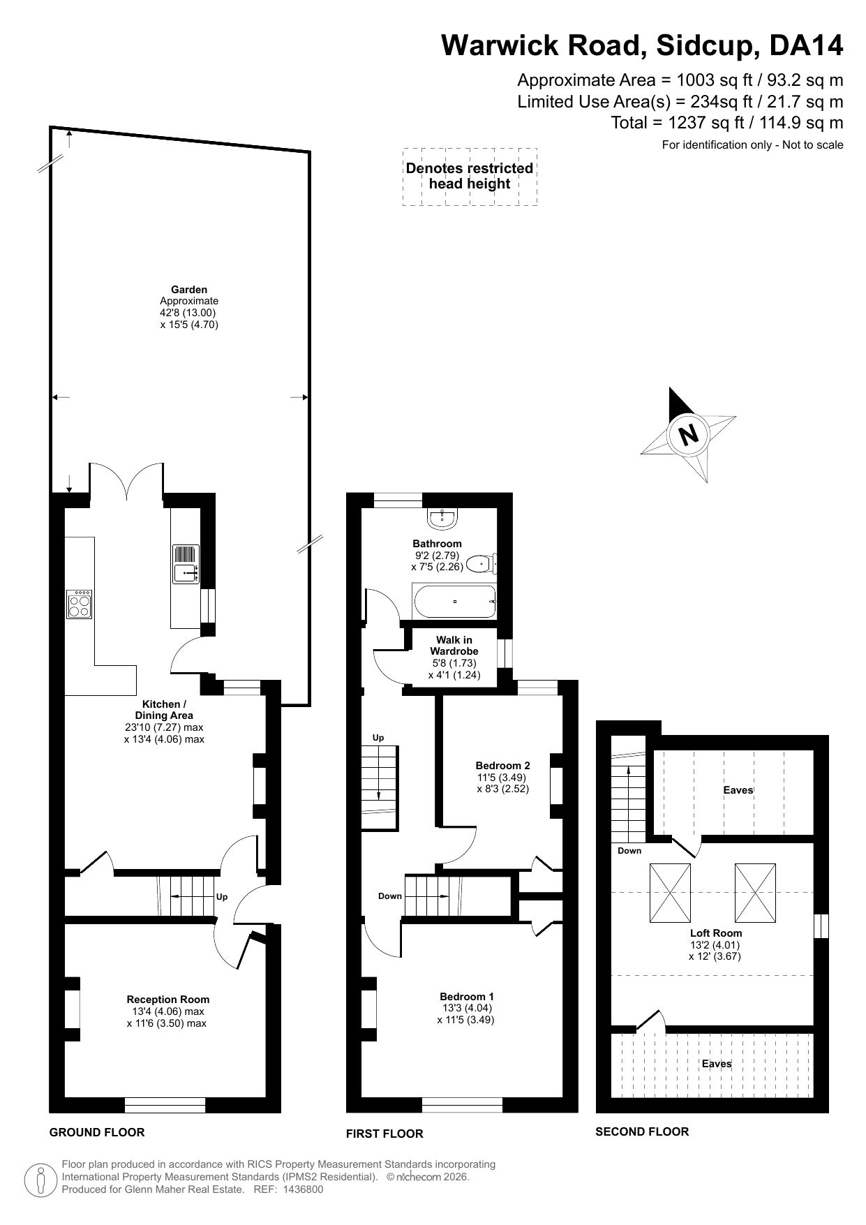 11, Warwick Road, Sidcup floorplan