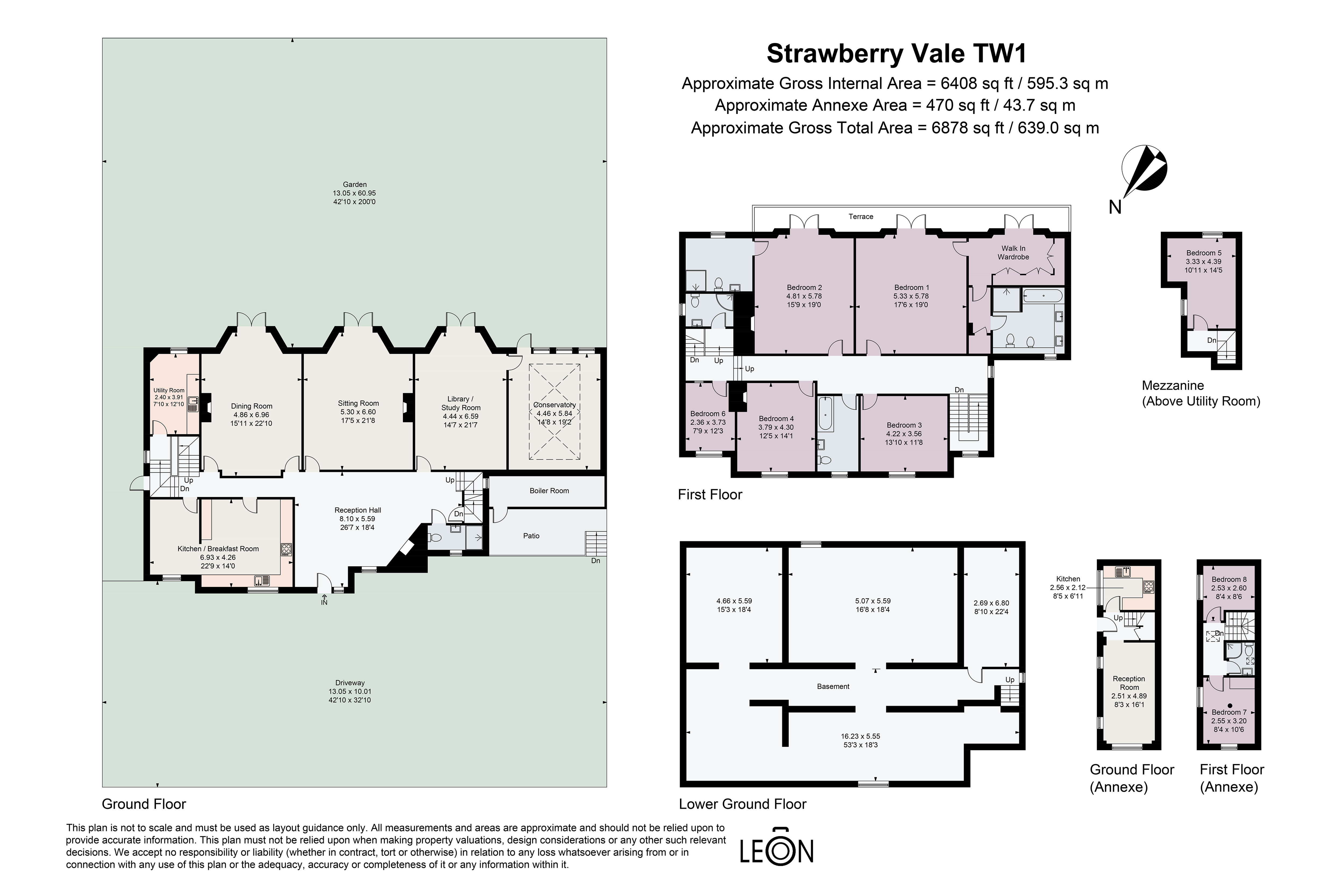 Waterton House, 101, Strawberry Vale, Twickenham floorplan