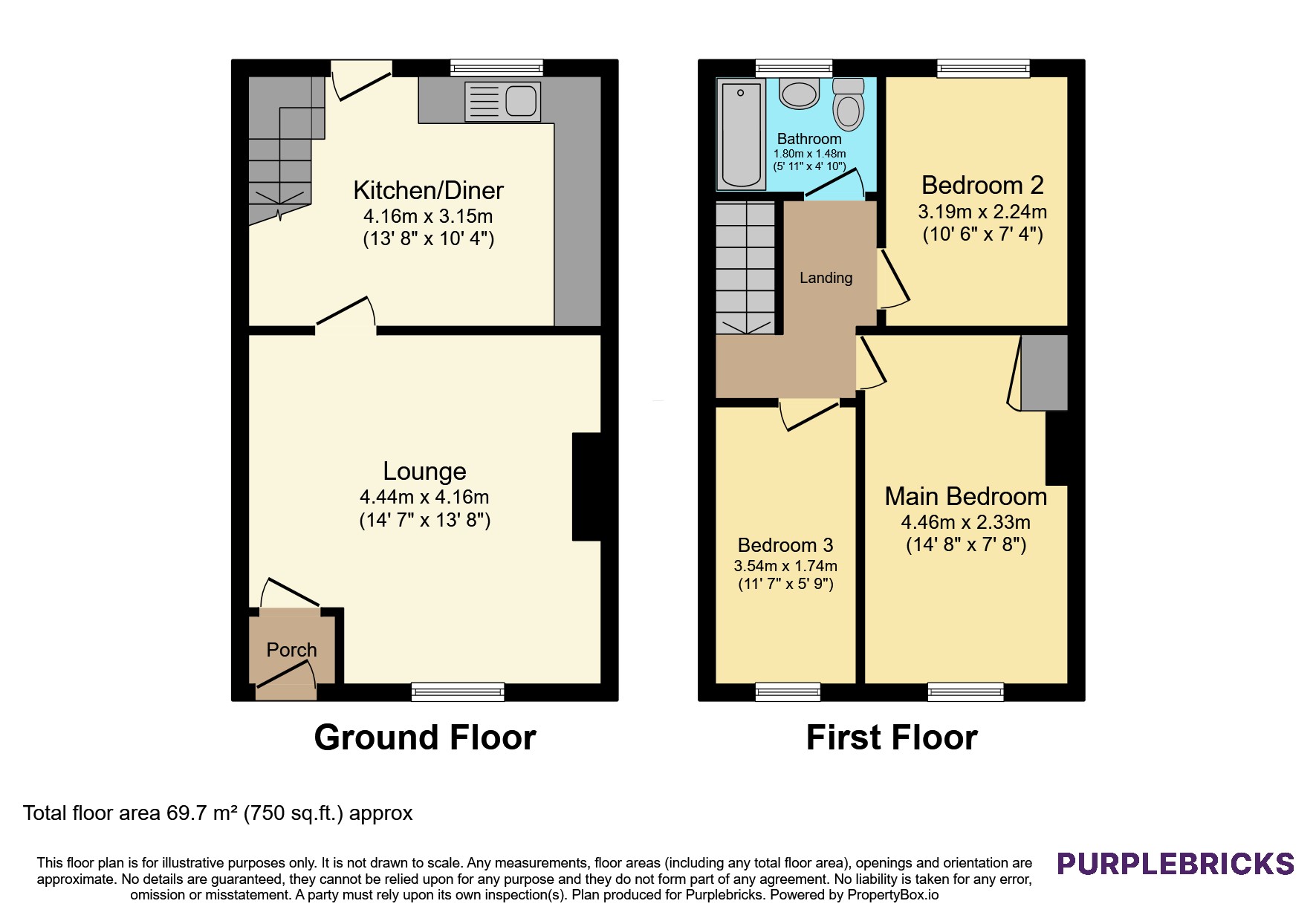 79, Netherhey Street, Oldham floorplan