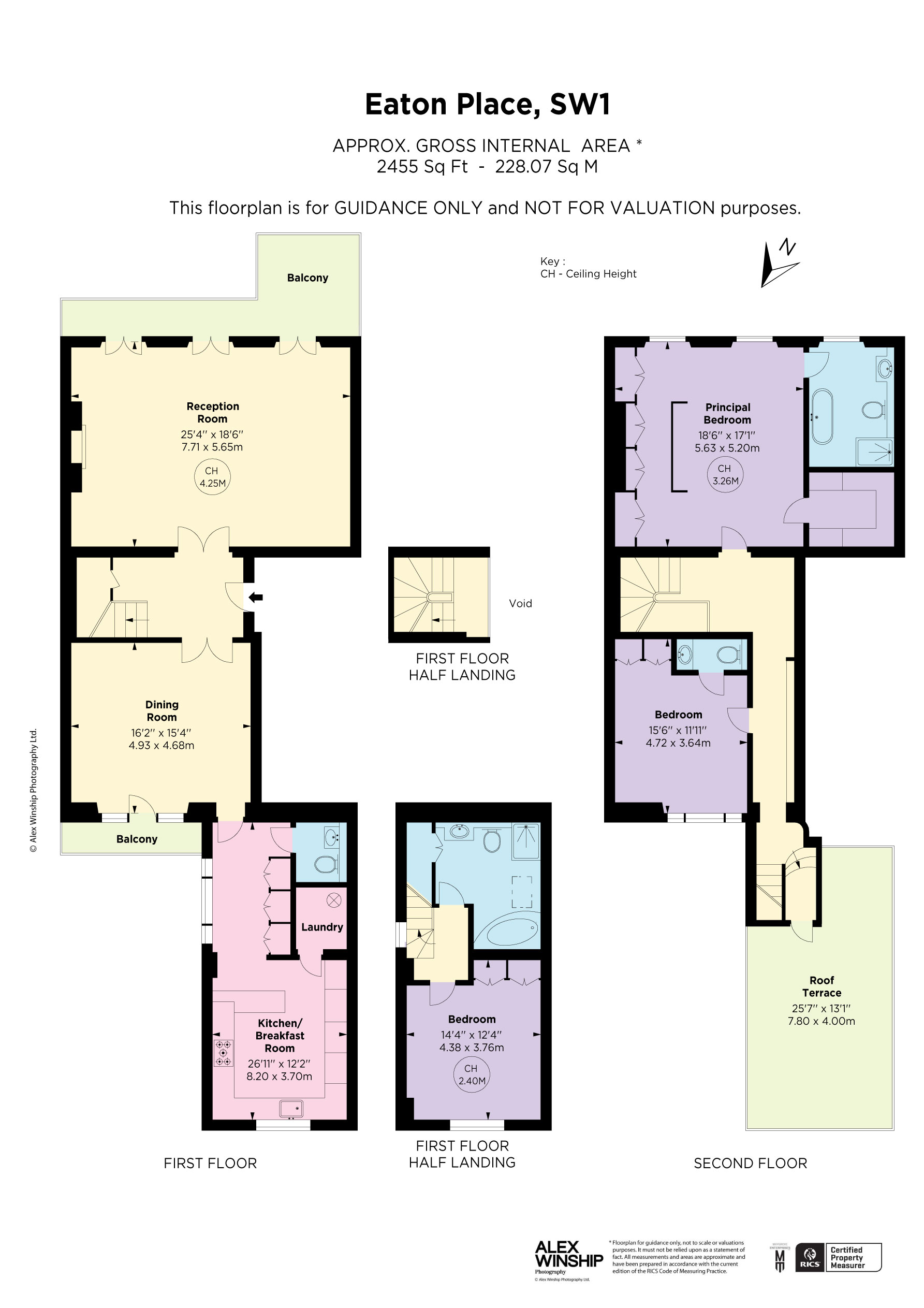 65, Eaton Place, London floorplan