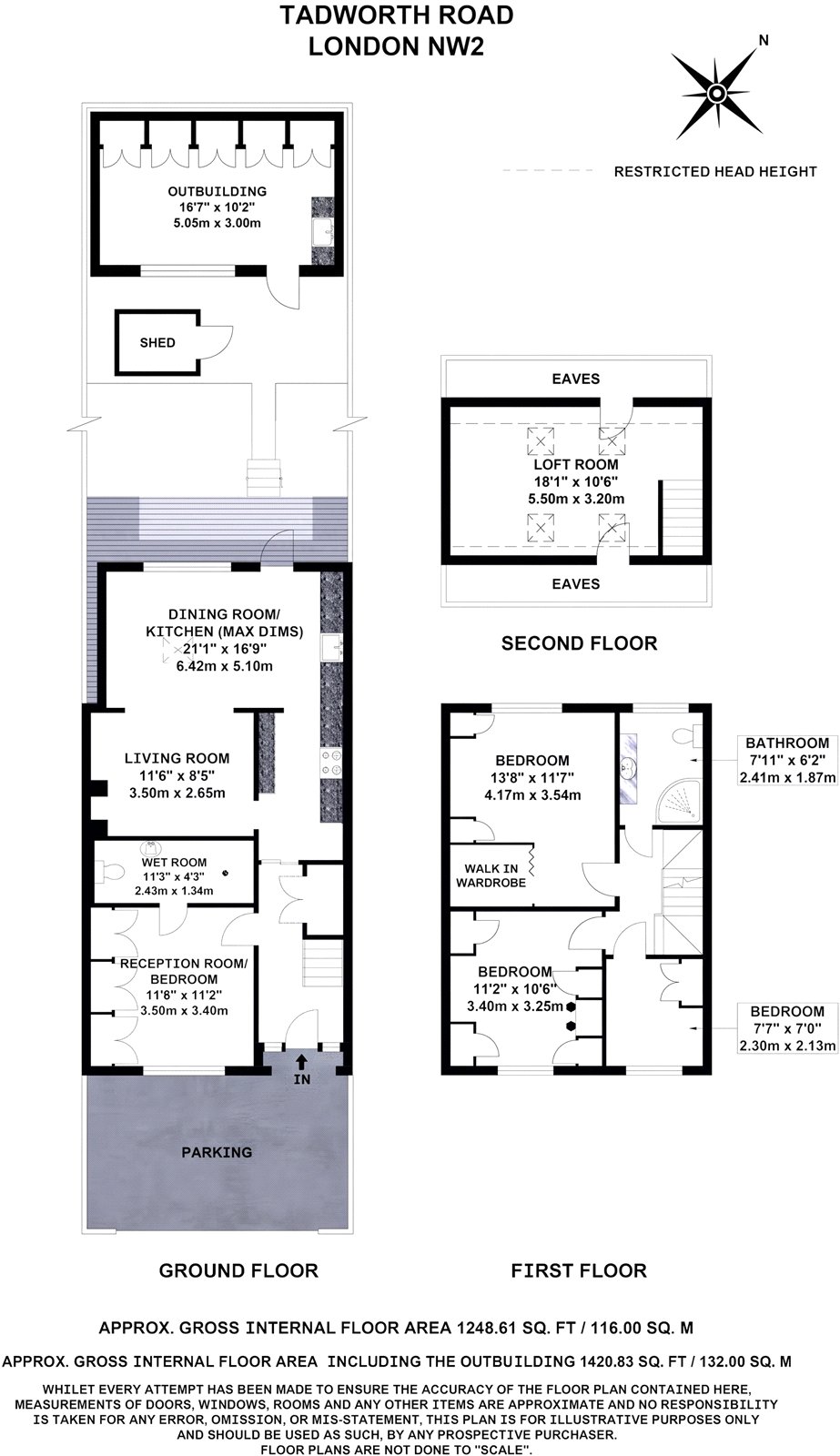 24, Tadworth Road, London floorplan