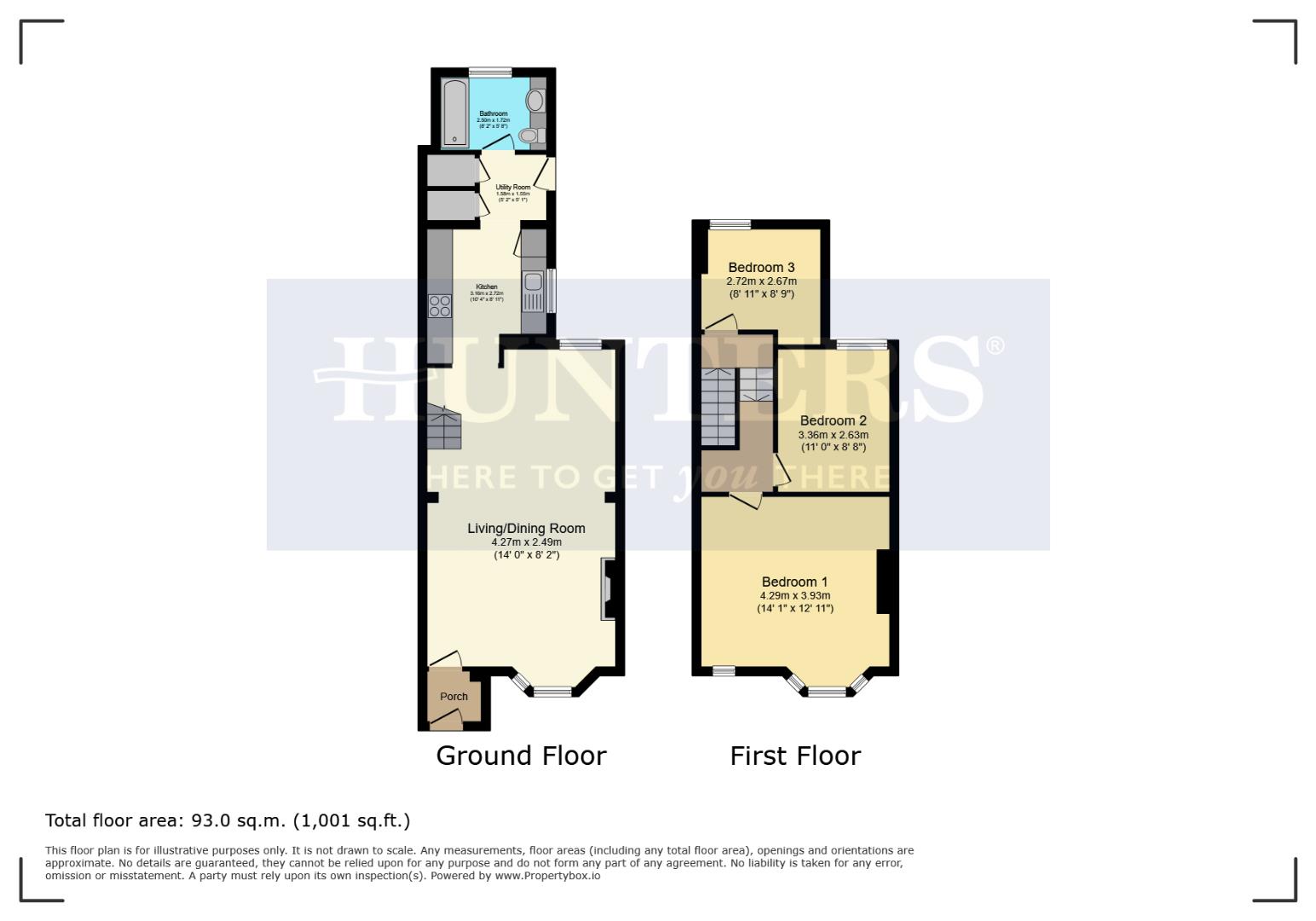 54, Rye Road, Hoddesdon floorplan
