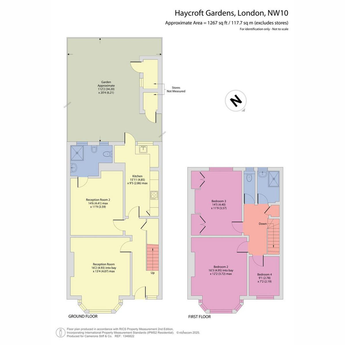 32, Haycroft Gardens, London floorplan