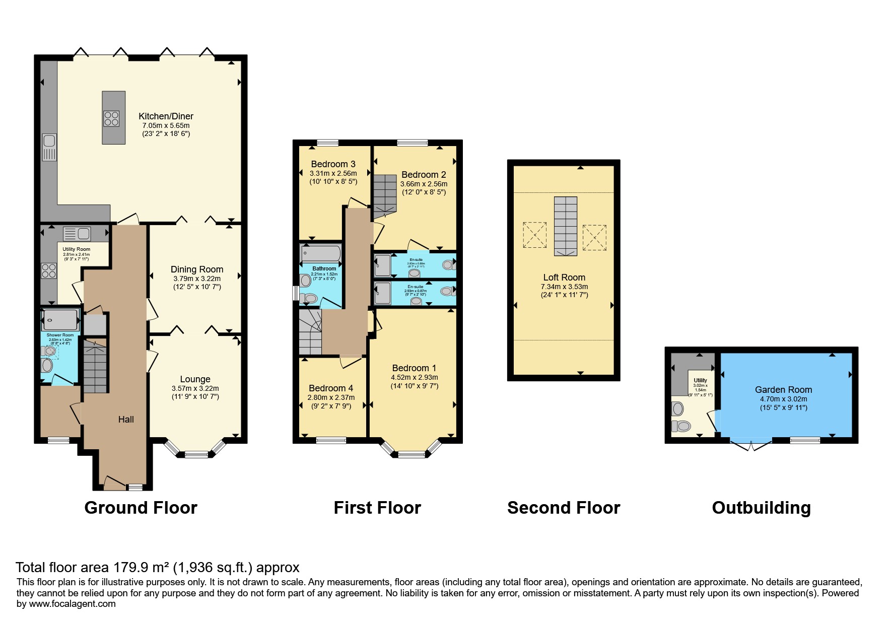 40, Runswick Drive, Nottingham floorplan