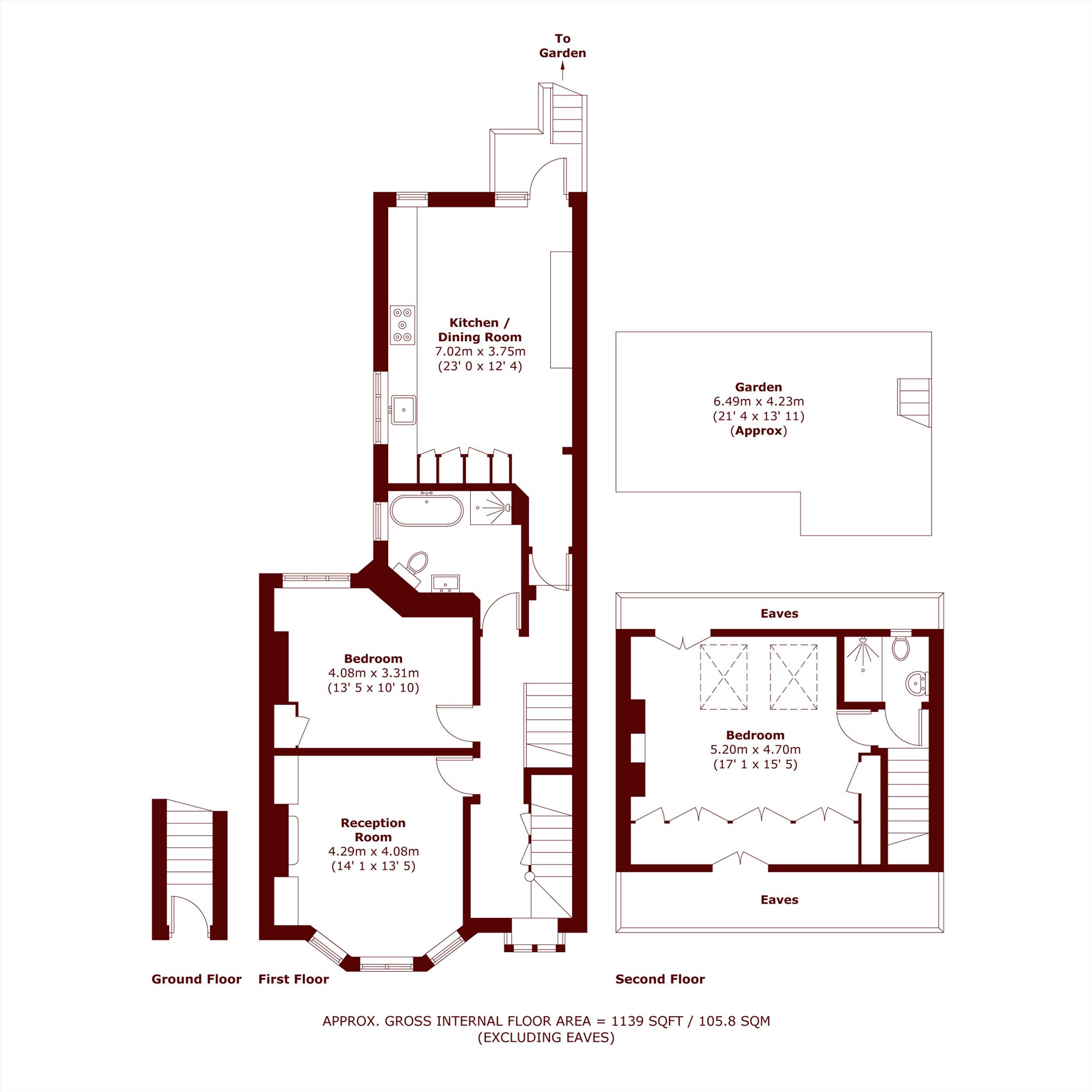 Cowley Road, London floorplan