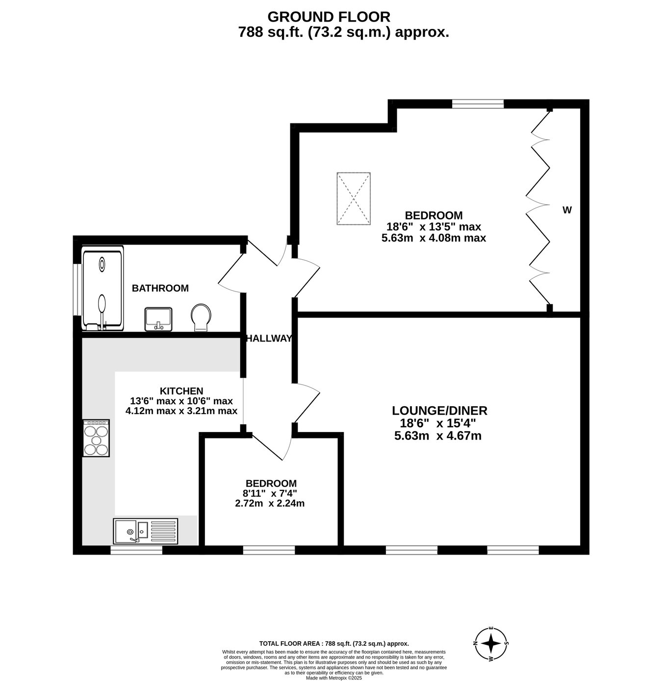 Old Mill, Church Road, Shaw, NEWBURY, RG14 floorplan