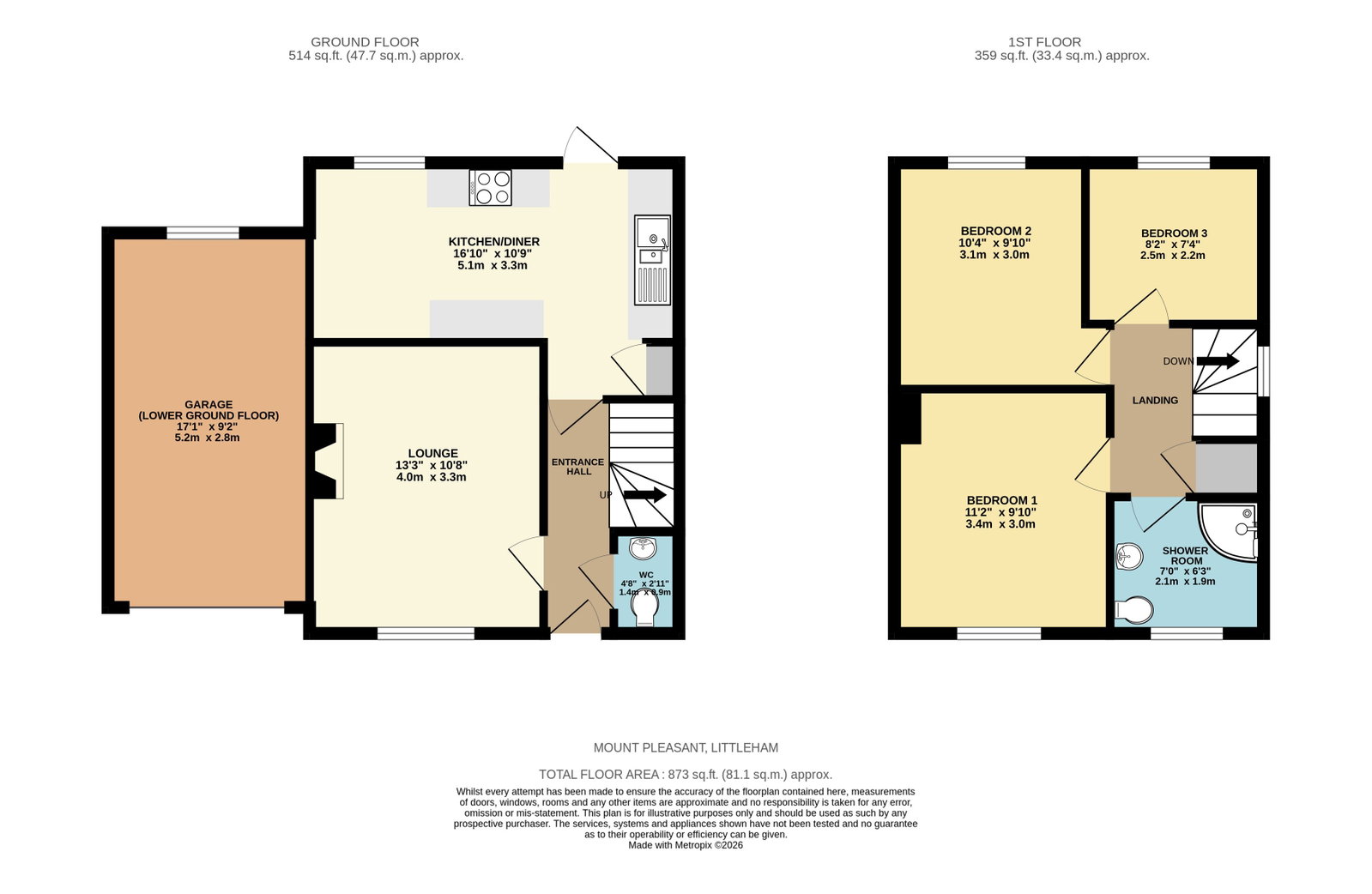 11 Mount Pleasant, Bideford floorplan