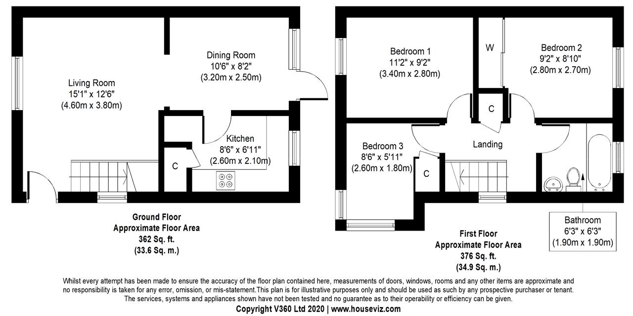 2, Cam Close, St Ives floorplan