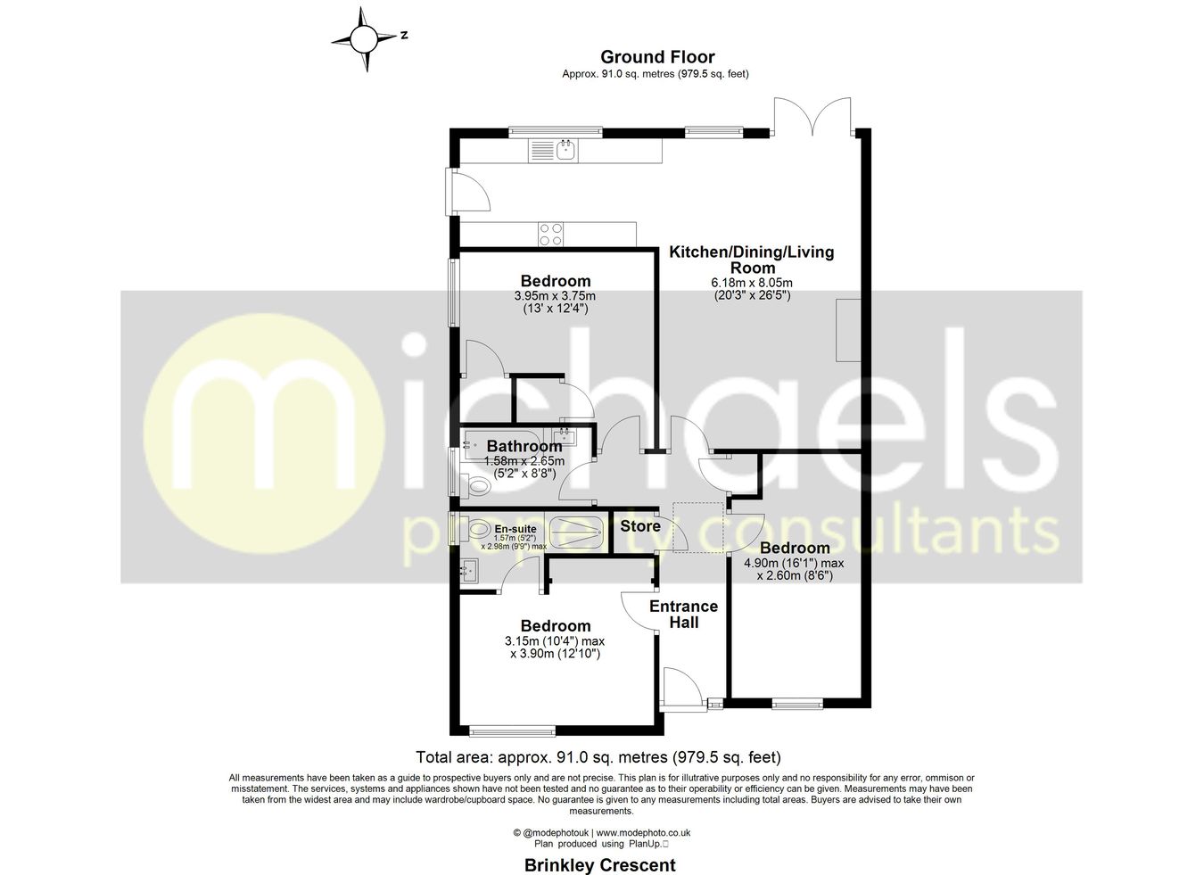 13, Brinkley Crescent, Colchester floorplan