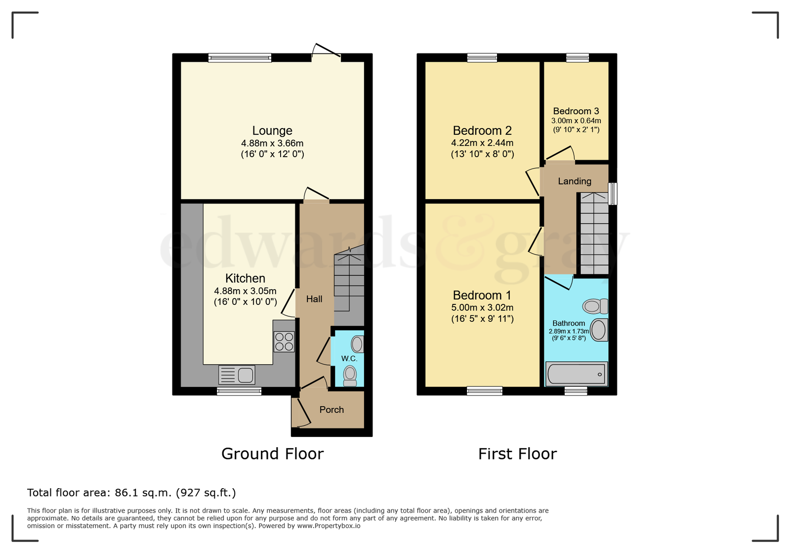 24, Blackmoor Croft, Tile Cross floorplan