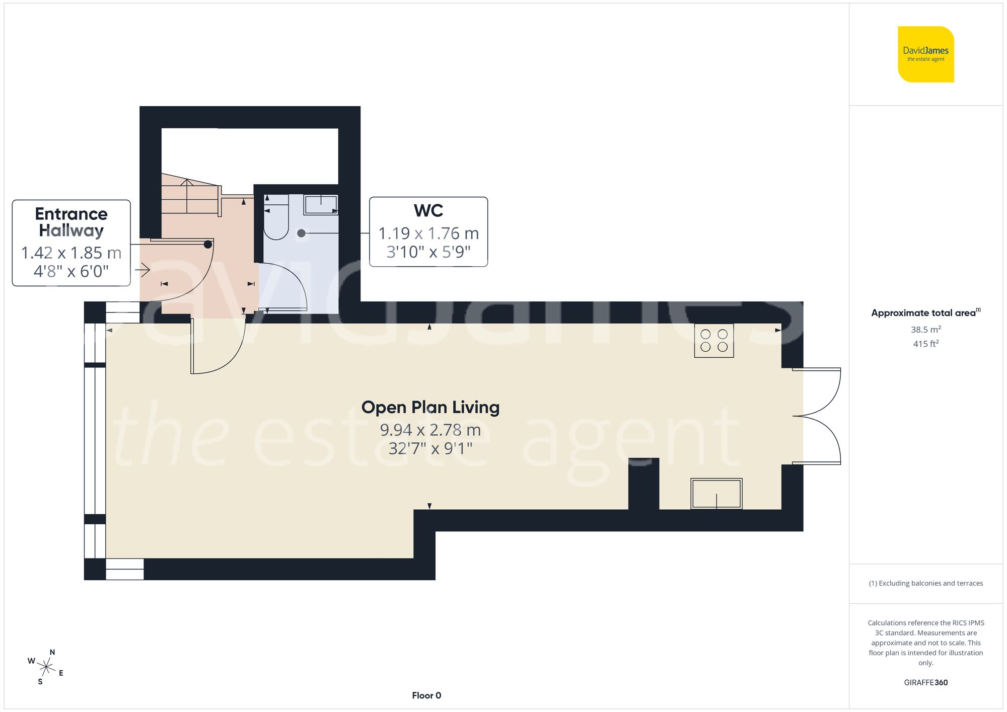 168 Edwards Lane, Nottingham floorplan
