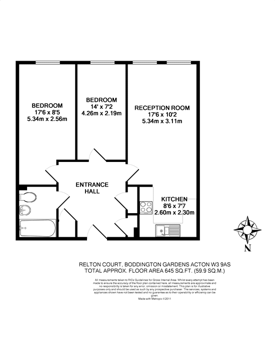 Free property report 41, Relton Court, Boddington Gardens, Acton, W3