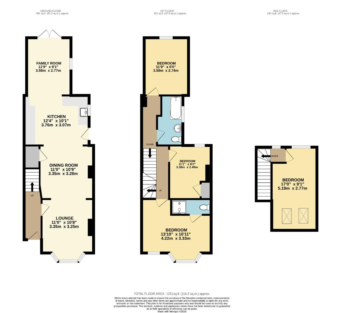 37, Springfield Road, Leighton Buzzard floorplan