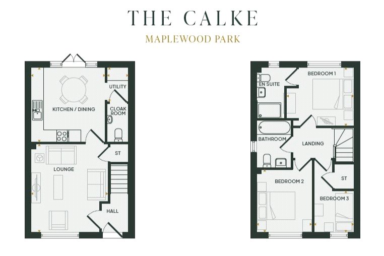 Plot 655 The Calke,, Maplewood Park, Basingstoke floorplan