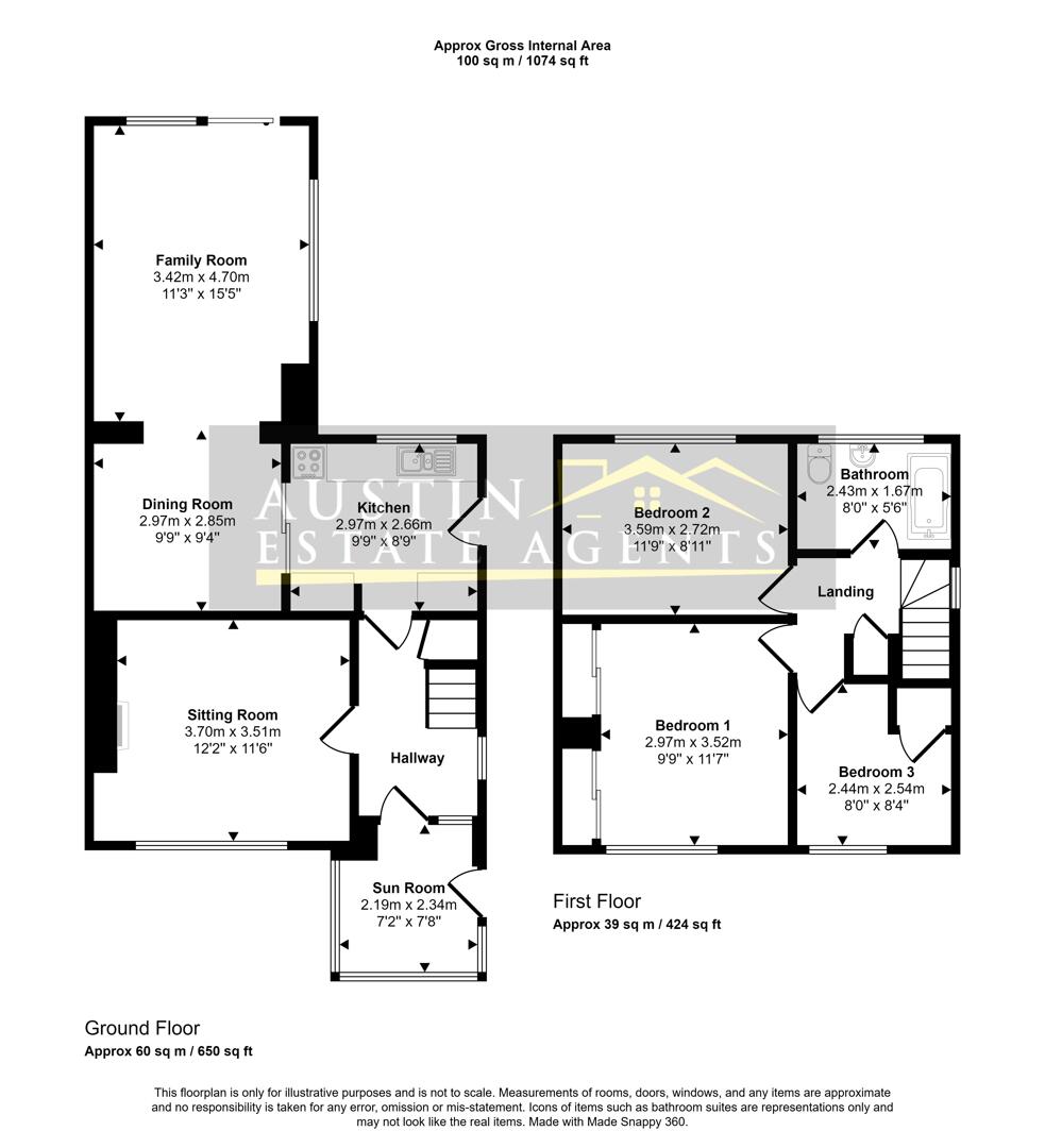 5, Warren Close, Weymouth floorplan