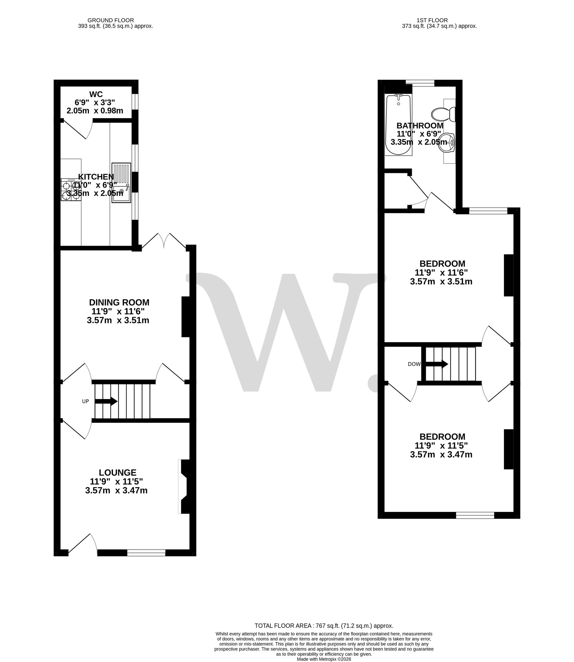 36 Warwick Street, Norwich floorplan
