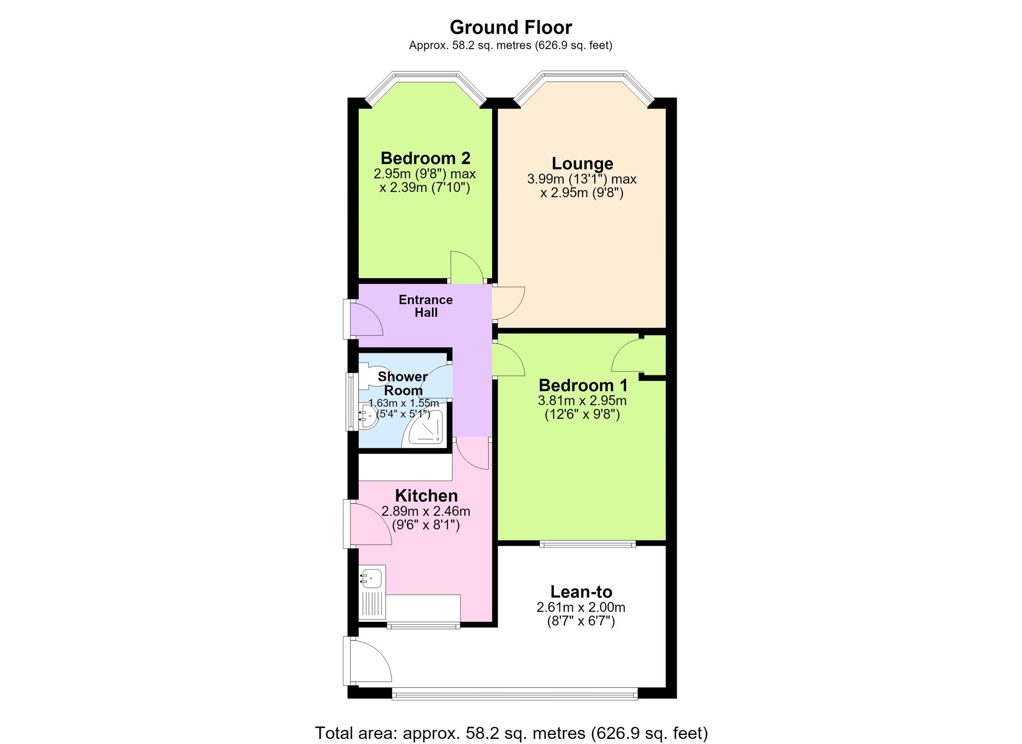 14 Milton Avenue, Wellingborough floorplan