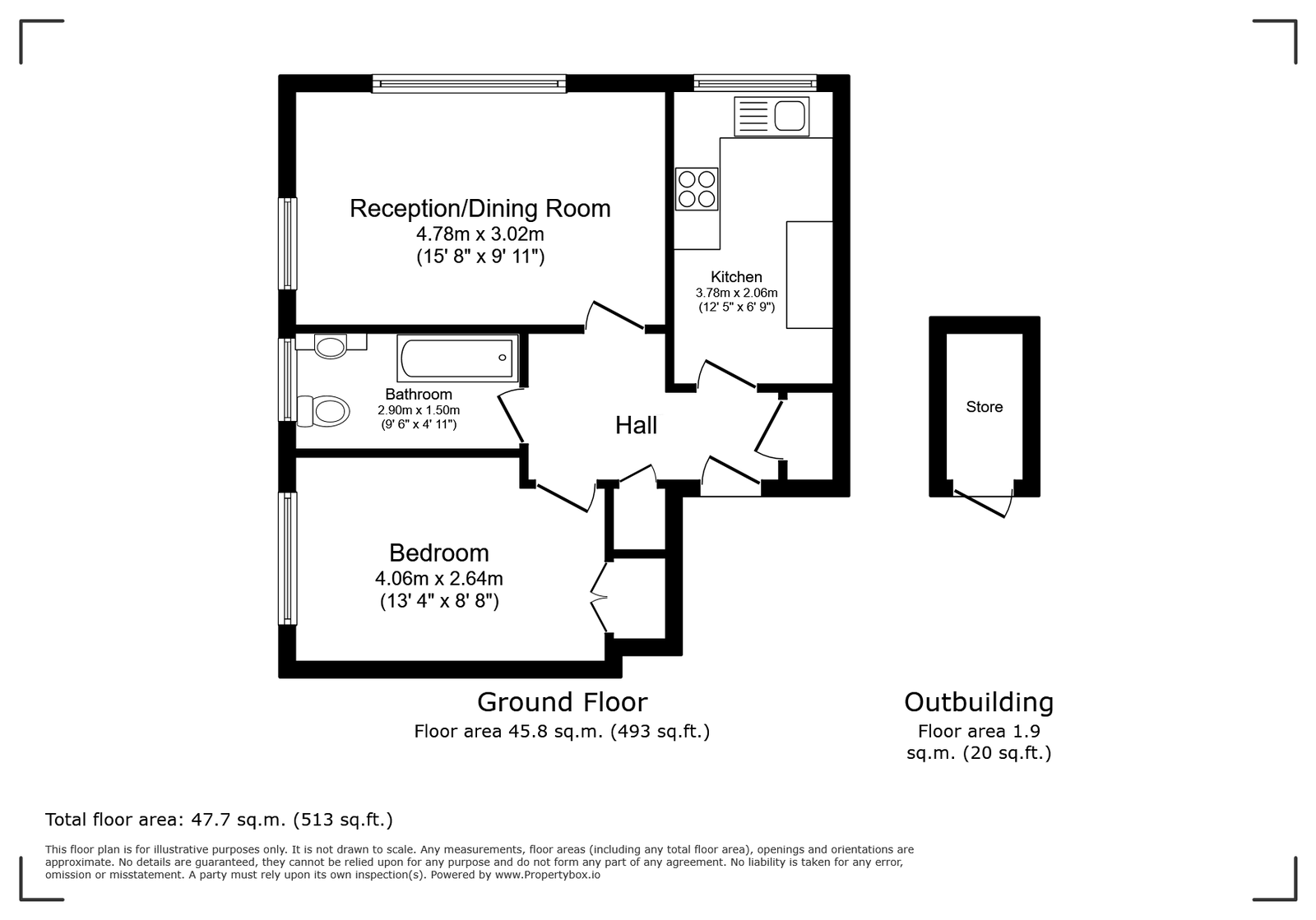 1 Ryman Court floorplan