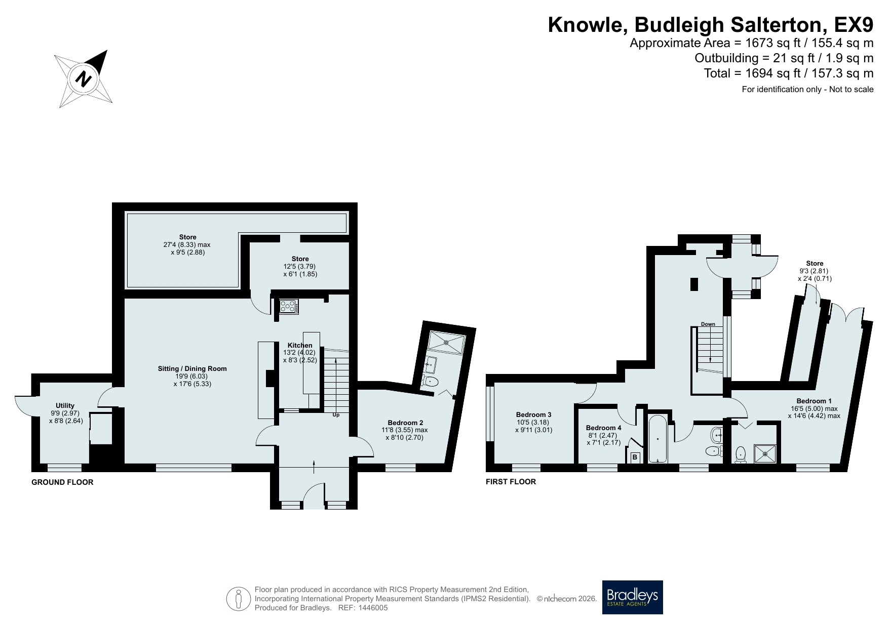 Wellcott House,, Knowle Village, Budleigh Salterton floorplan