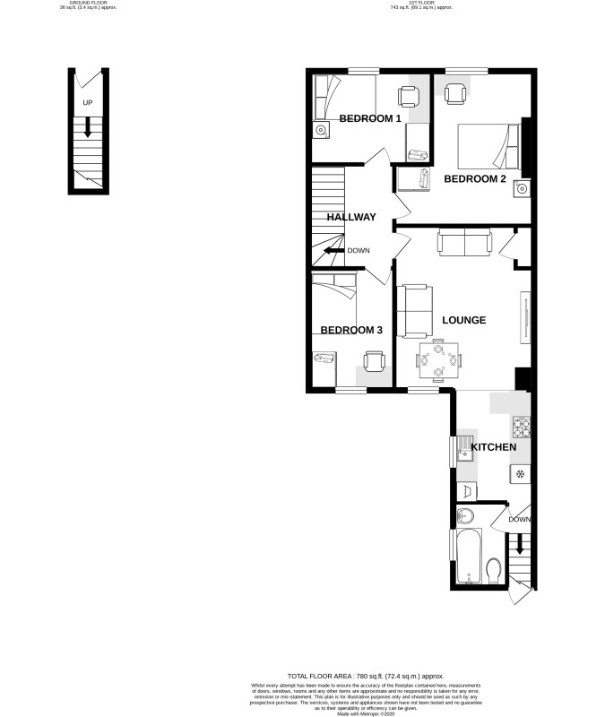 90, Malcolm Street, Newcastle floorplan