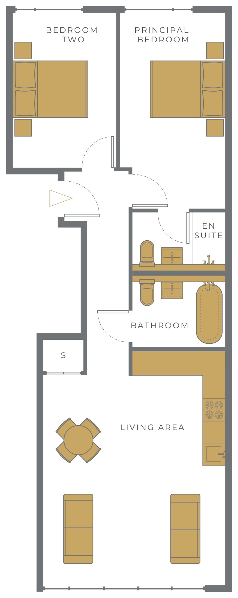 (WEB B) Apartment 37, Rox, Brighton floorplan