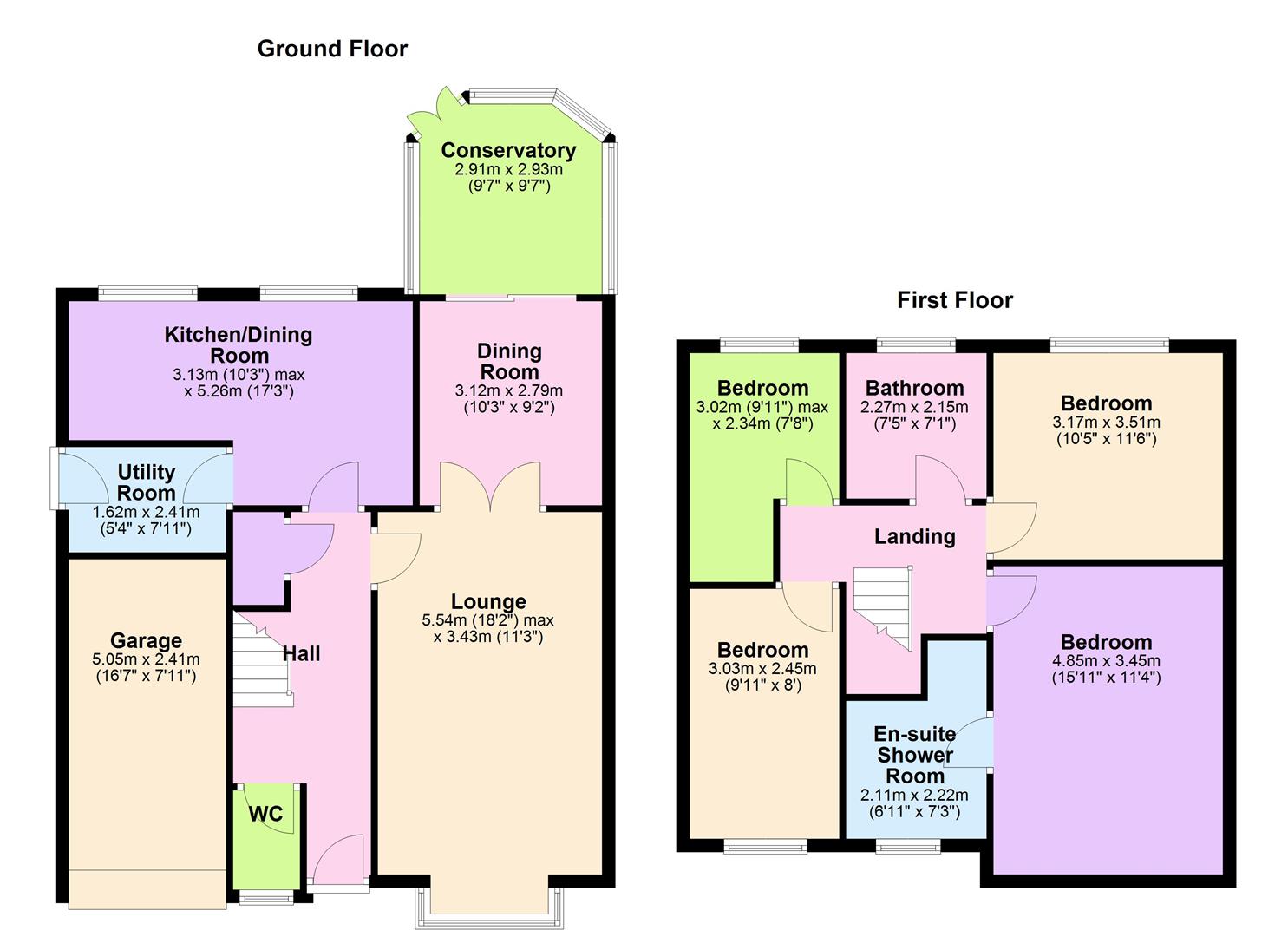 12, Falmouth Drive, Hinckley floorplan