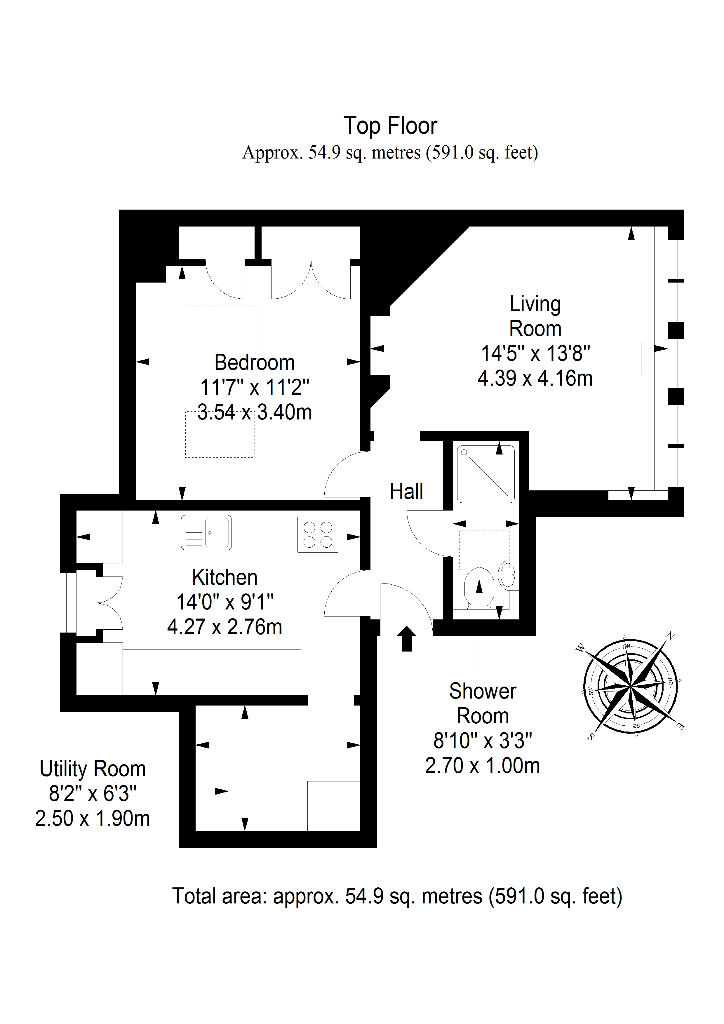 6/8 Chalmers Buildings, Tollcross, Edinburgh EH3, 1 bedroom flat for