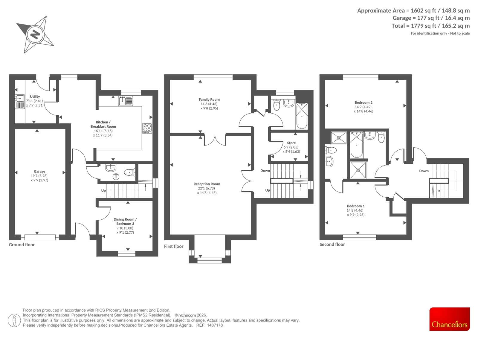 1, Cutting Drive, Hampshire floorplan