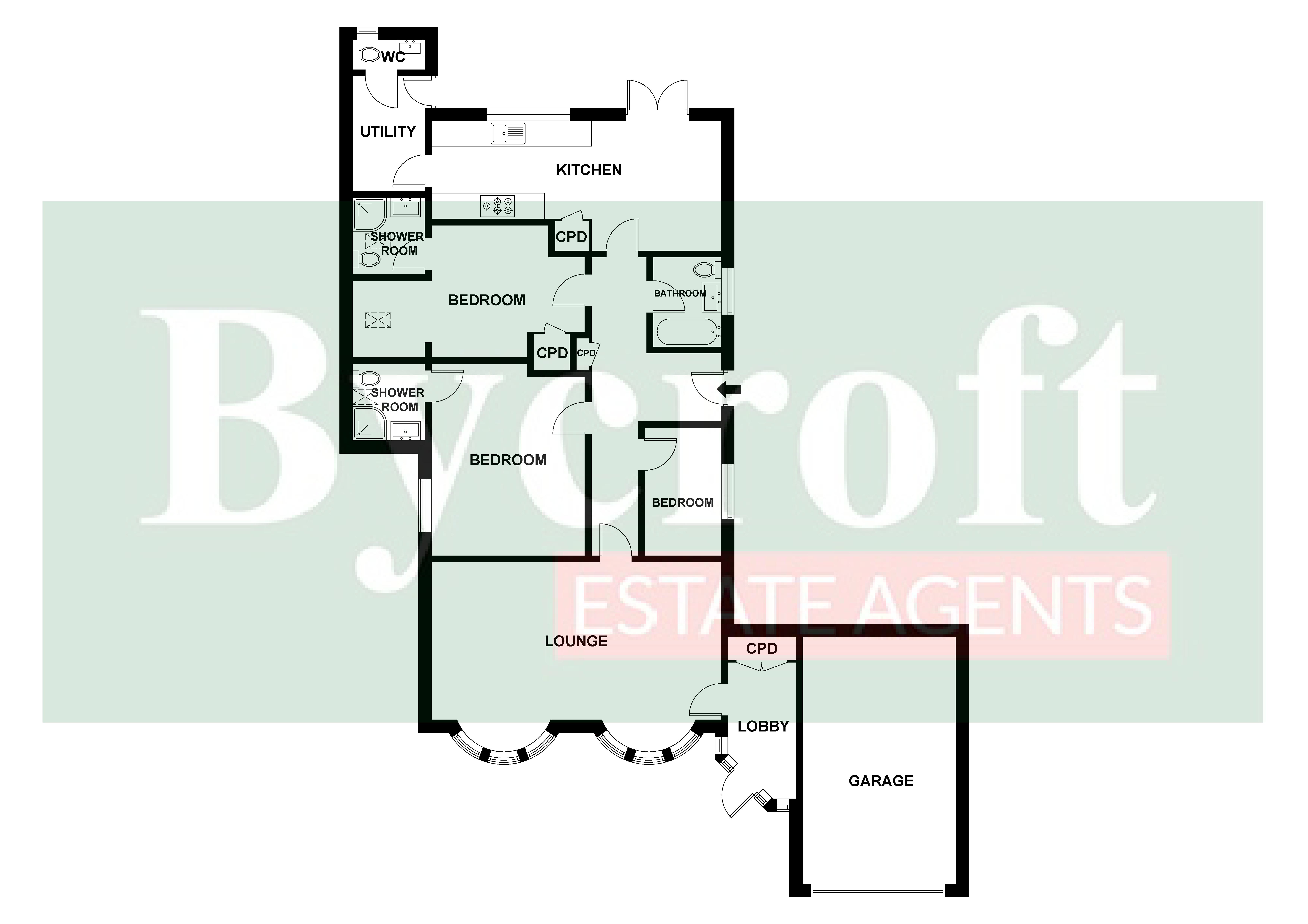 100, Beccles Road, Great Yarmouth floorplan
