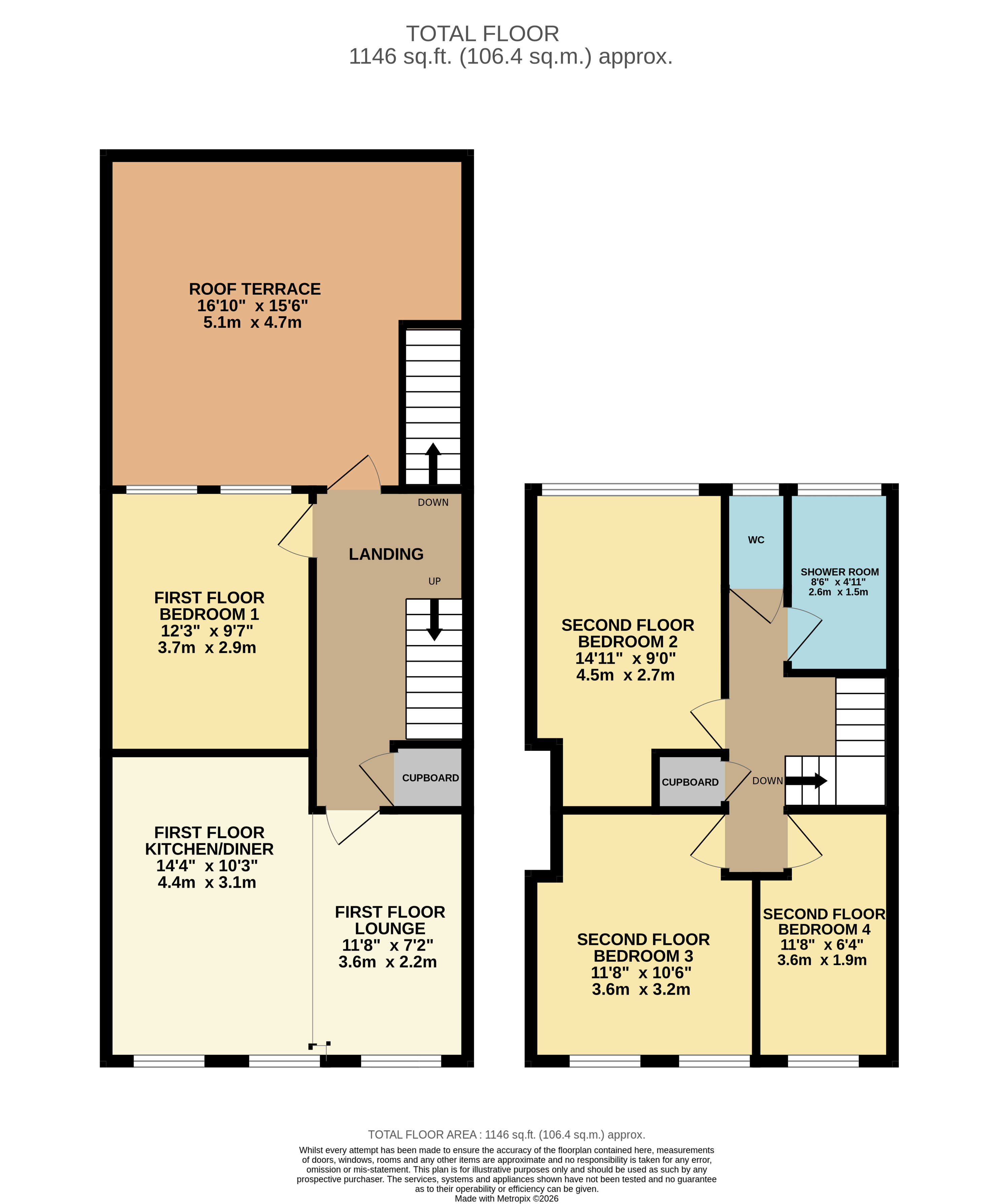 1021A Finchley Road, London floorplan