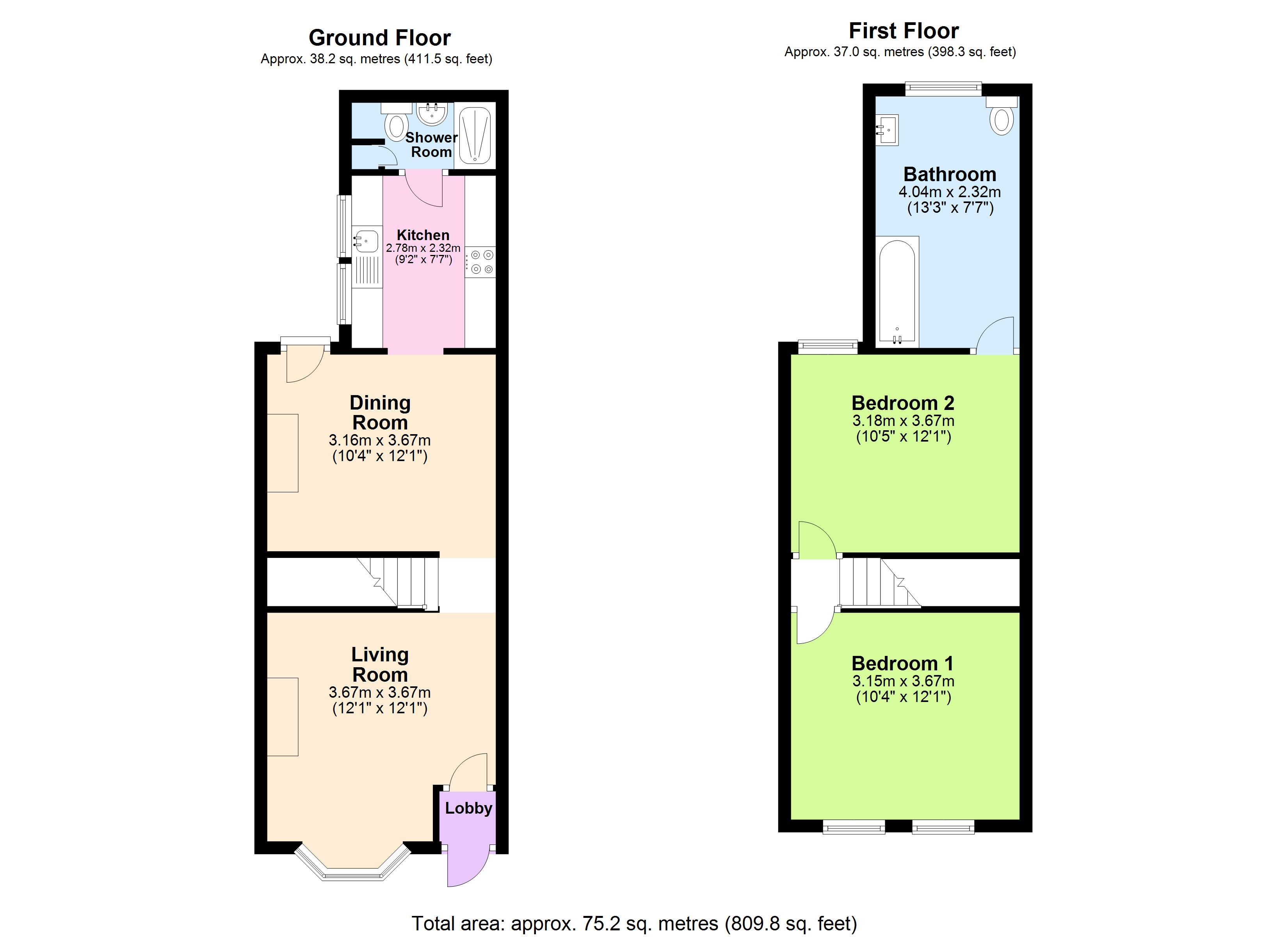 Church Road, Kent DA10, 2 bedroom terraced house for sale